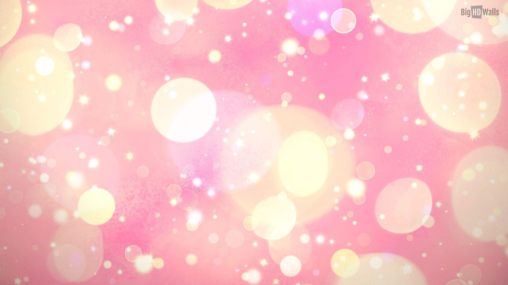 1920x1080 Pink Bokeh HD Wallpaper 18217