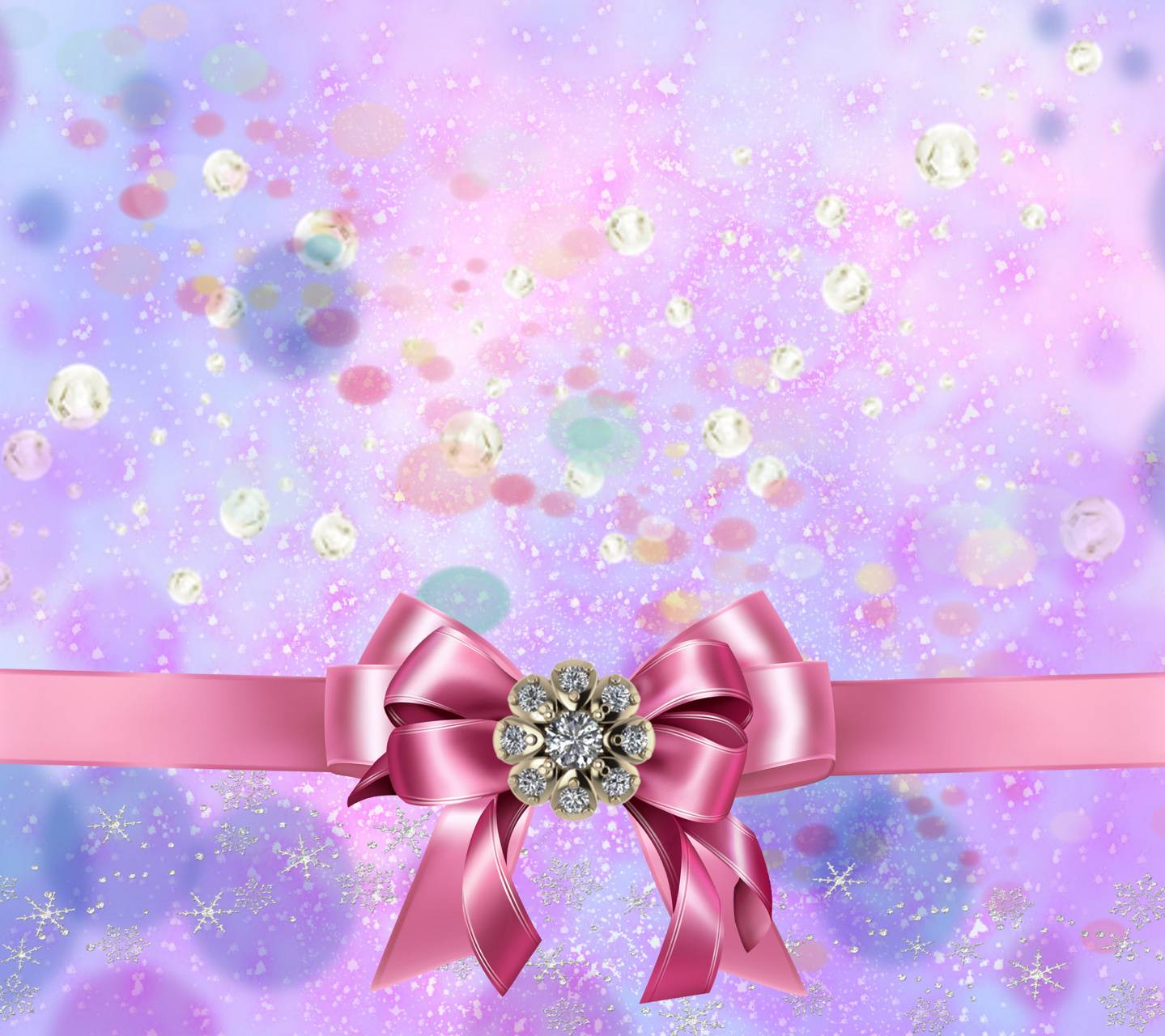 1439x1280 Pastel bokeh wallpaper