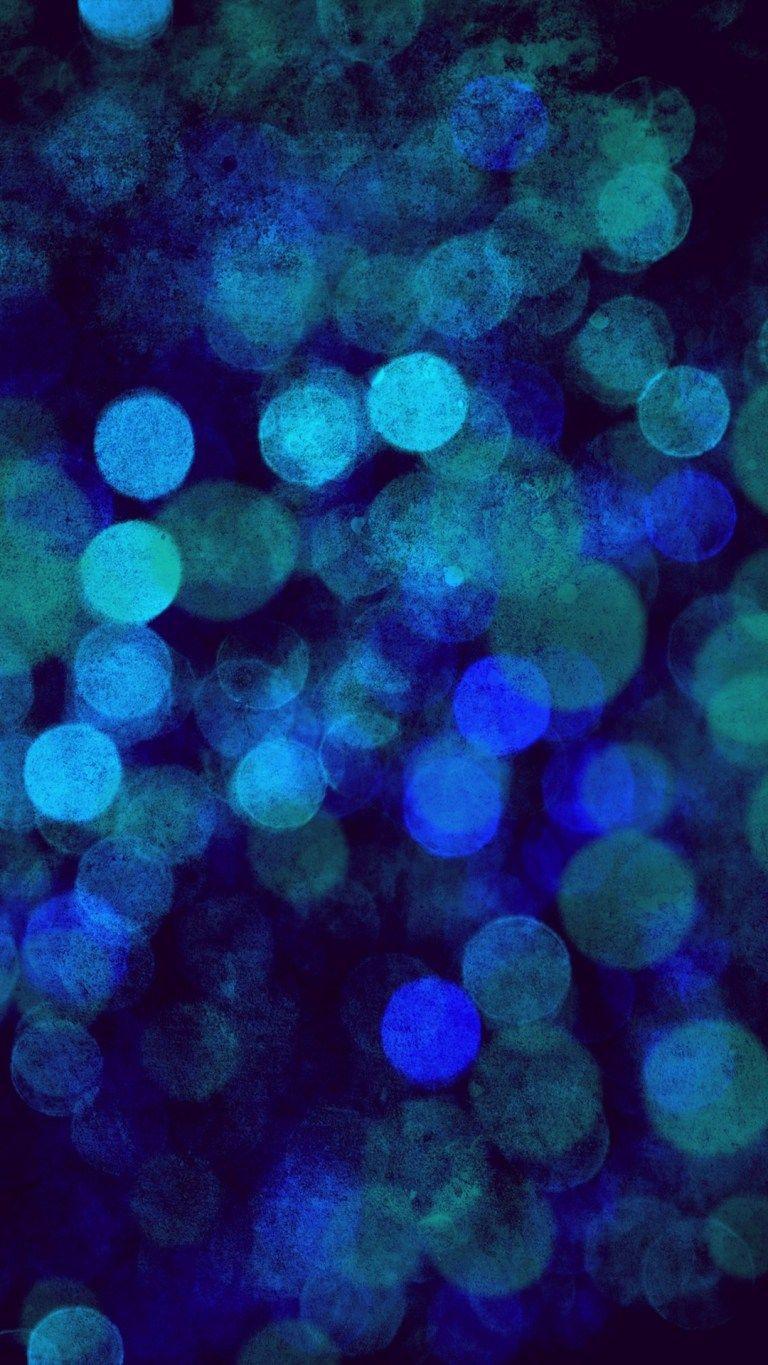 768x1365 Shades Of Blue Bokeh Lights Android Abstract Wallpaper ⋆ Traxzee