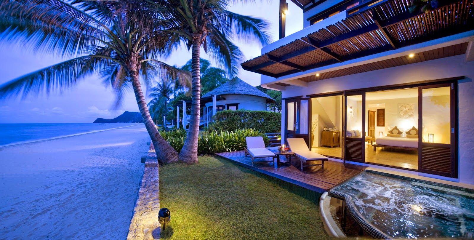 1600x810 Free Beach Mansion Wallpaper