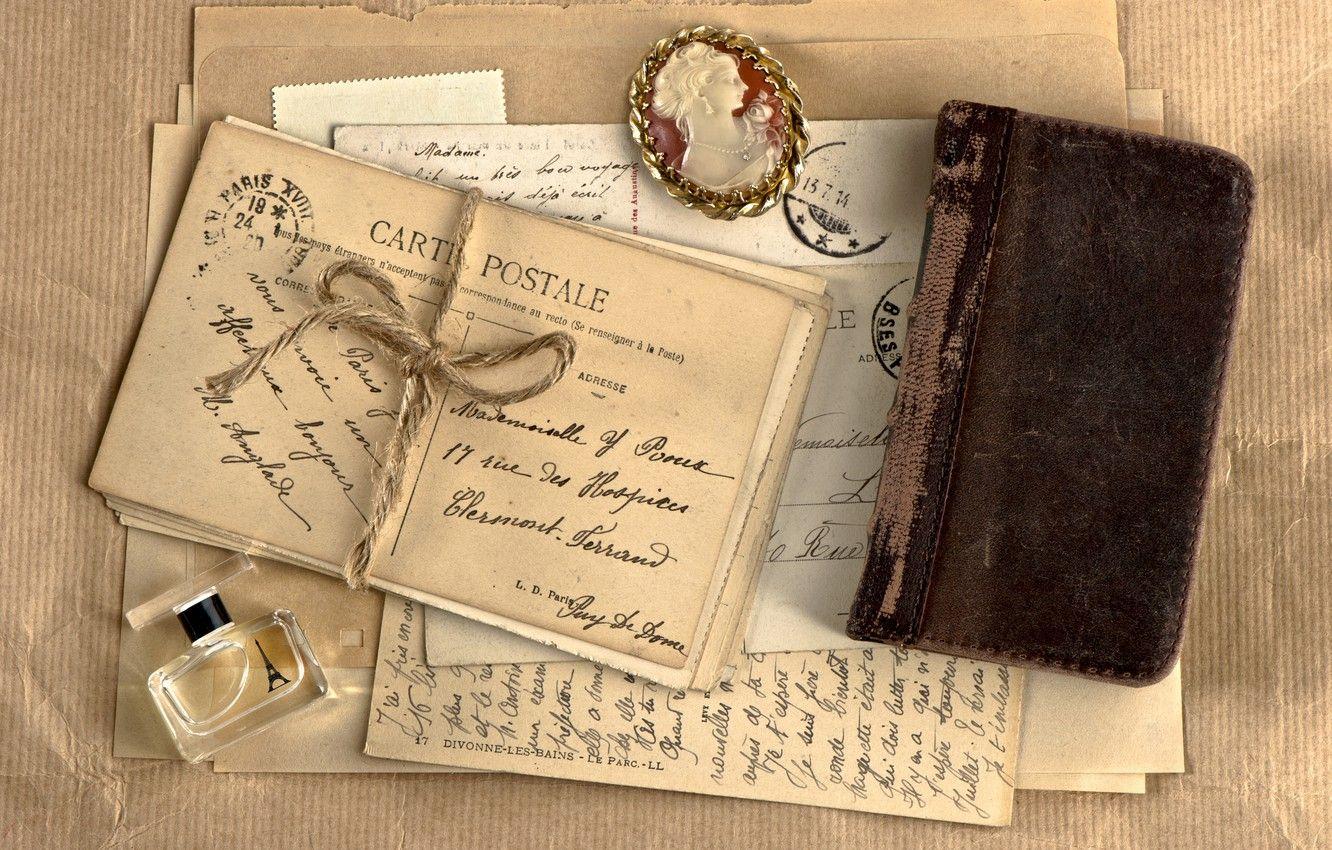 1332x850 Wallpaper retro, perfume, medallion, Notepad, vintage, vintage, letters image for desktop, section разное