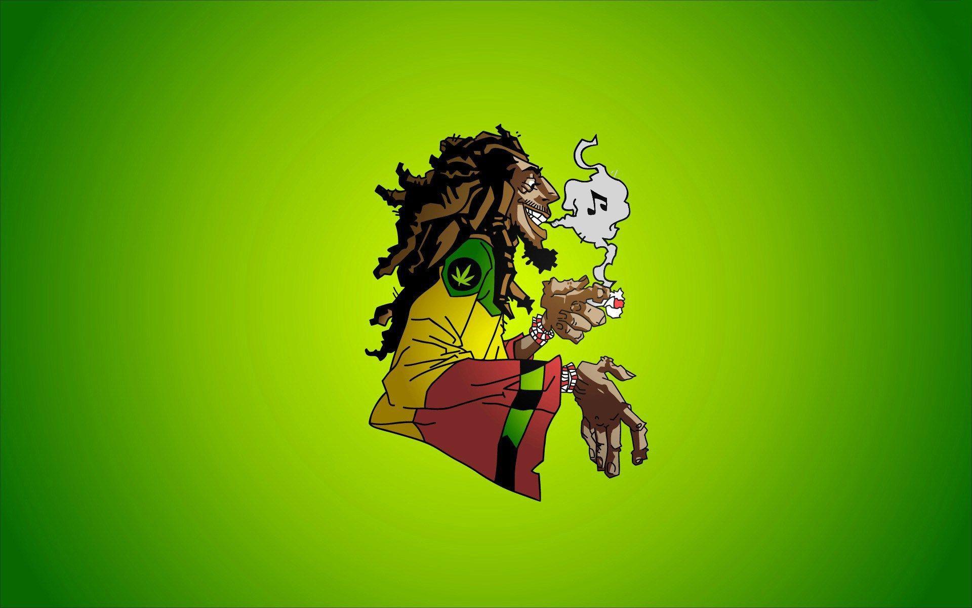 1920x1200 Bob Marley Reggae Music Art