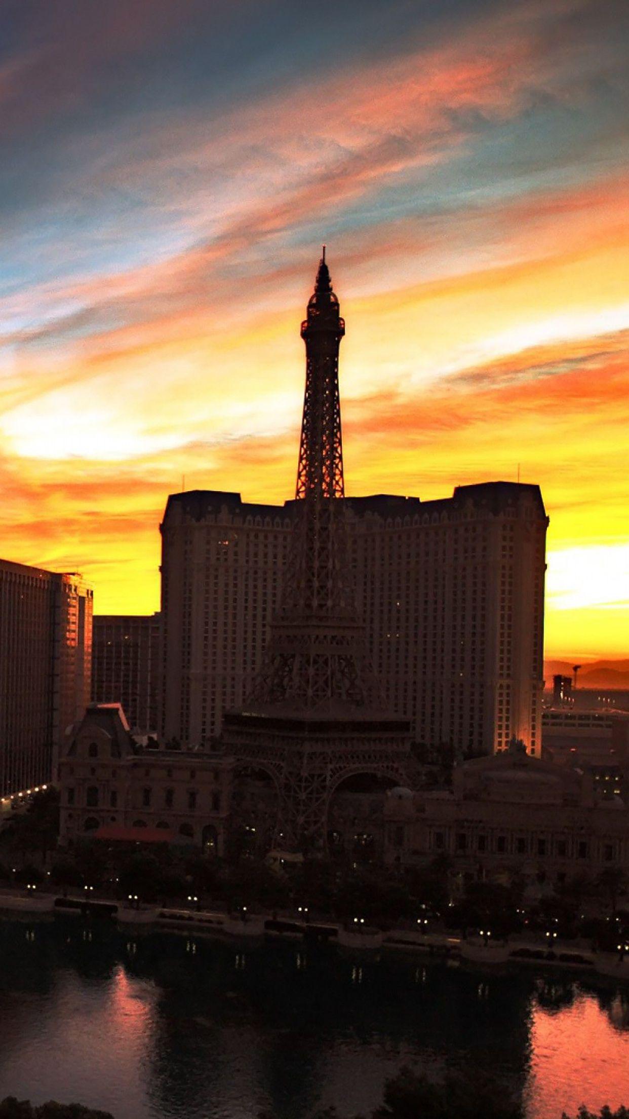 1242x2208 Sunset : Las Vegas Wallpaper for iPhone Pro Max, X, 6