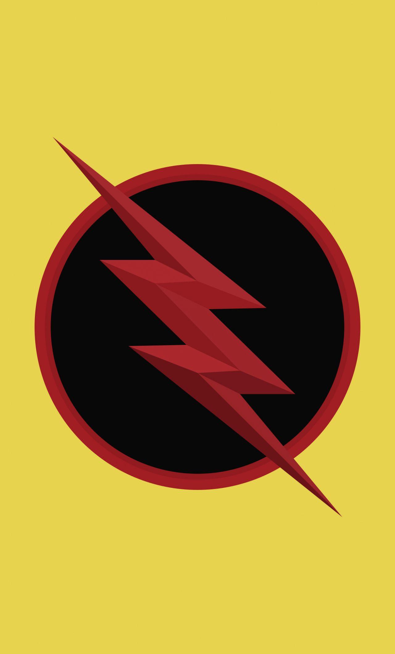 1280x2120 Download 1280x2120 wallpaper reverse flash, logo, dc comics, minimal, iphone 6 plus, 1280x2120 HD image, background, 8498