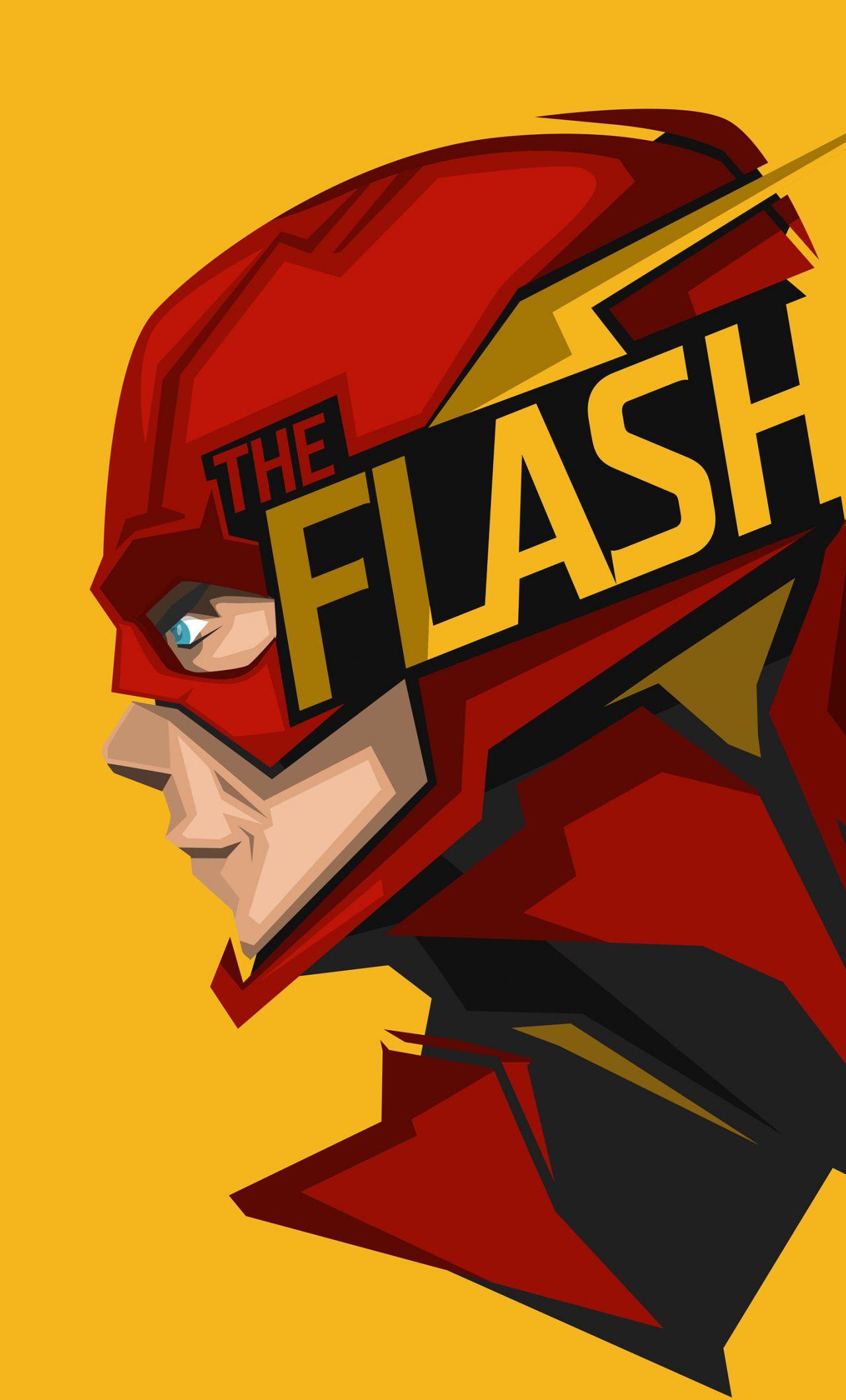 1280x2120 Download 1280x2120 wallpaper the flash, minimal, artwork, iphone 6 plus, 1280x2120 HD image, background, 7898