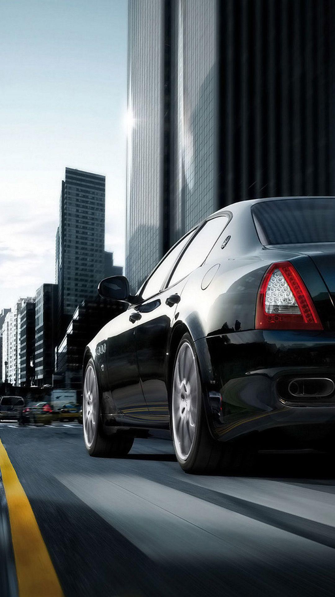 1080x1920 Maserati Quattroporte Black htc M8 wallpaper