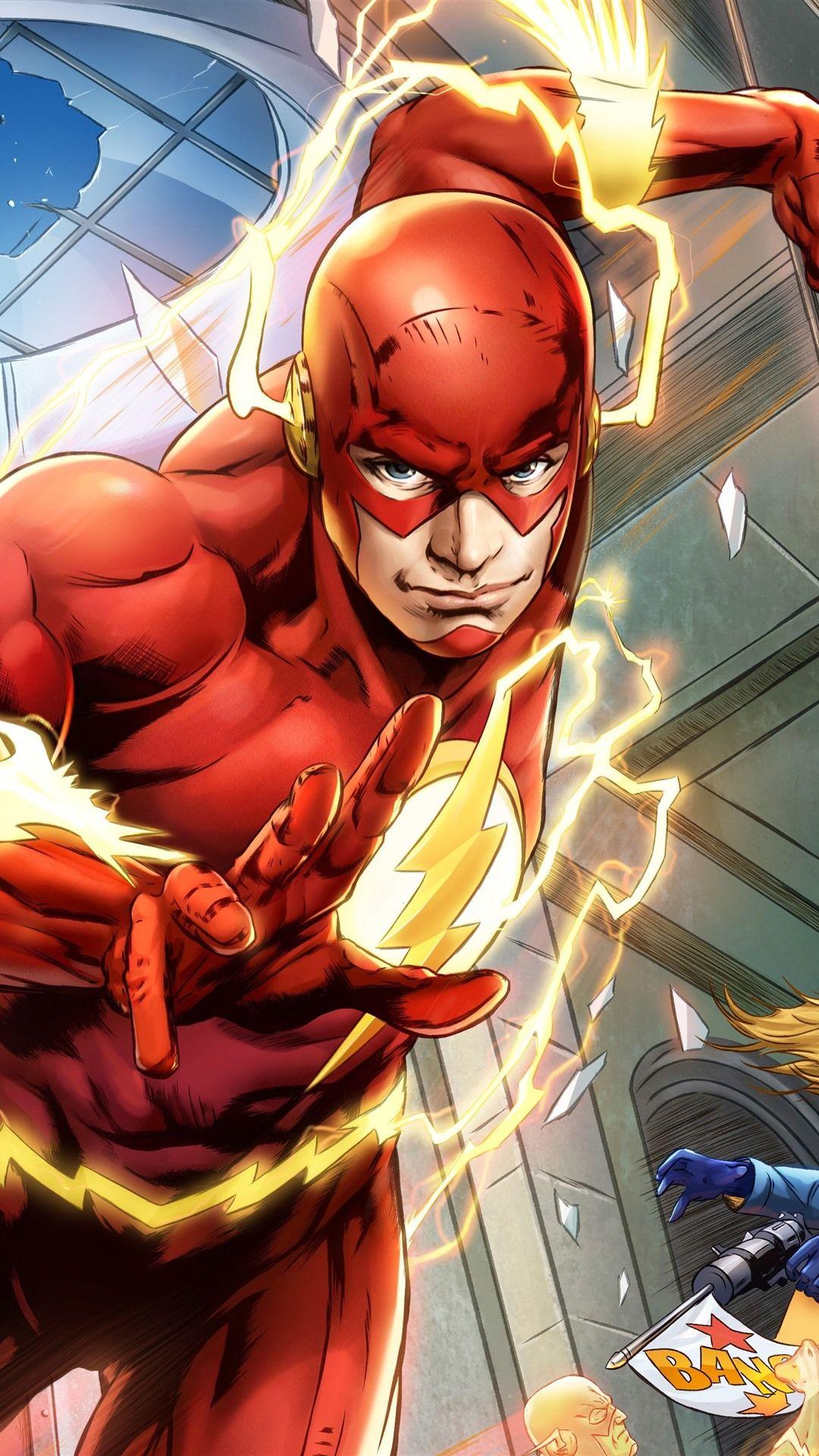 1080x1920 The Flash, DC Comics, Hero 1242x2688 IPhone 11 Pro XS Max Wallpaper, Background, Picture, Image