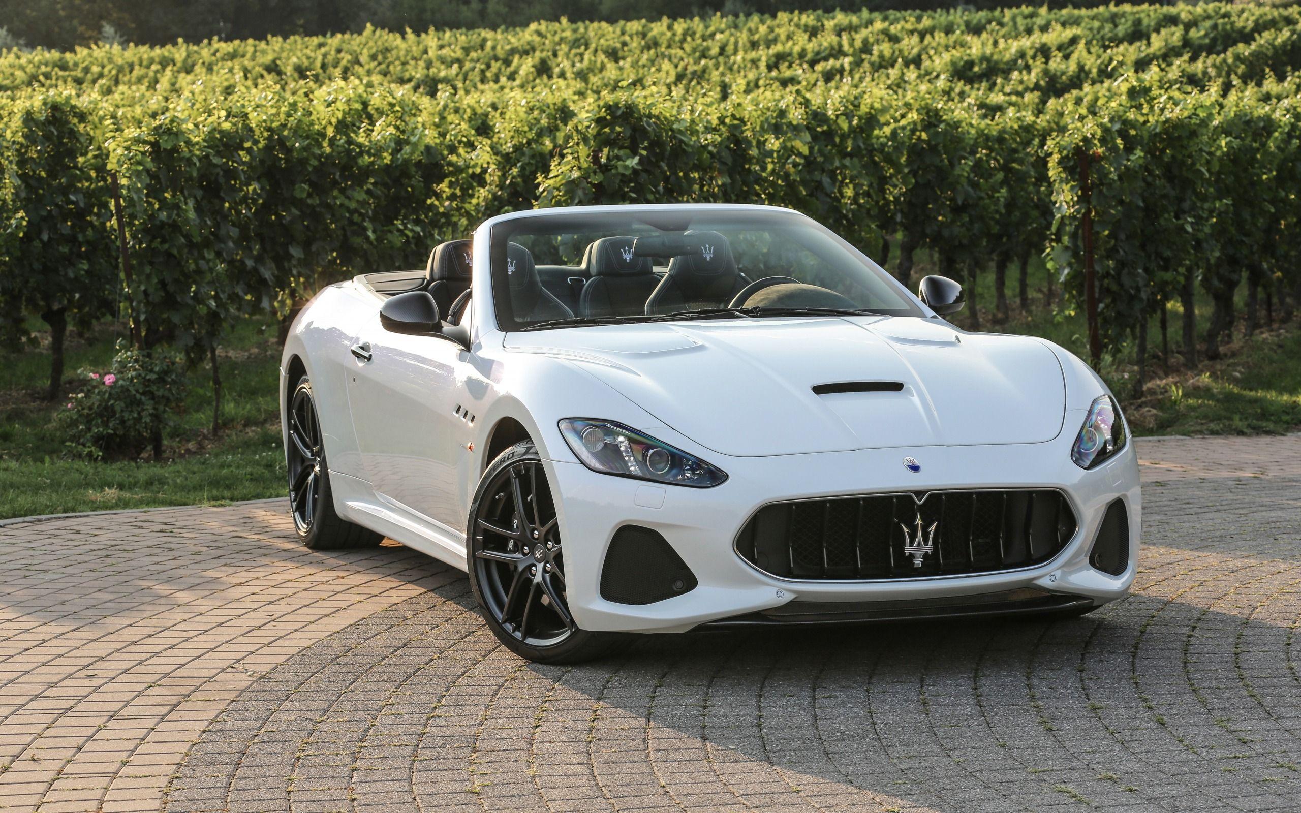 2560x1600 Download wallpaper Maserati GranCabrio, luxury Convertible, white convertible, Italian cars, Maserati for desktop with resolution 2560x1600. High Quality HD picture wallpaper