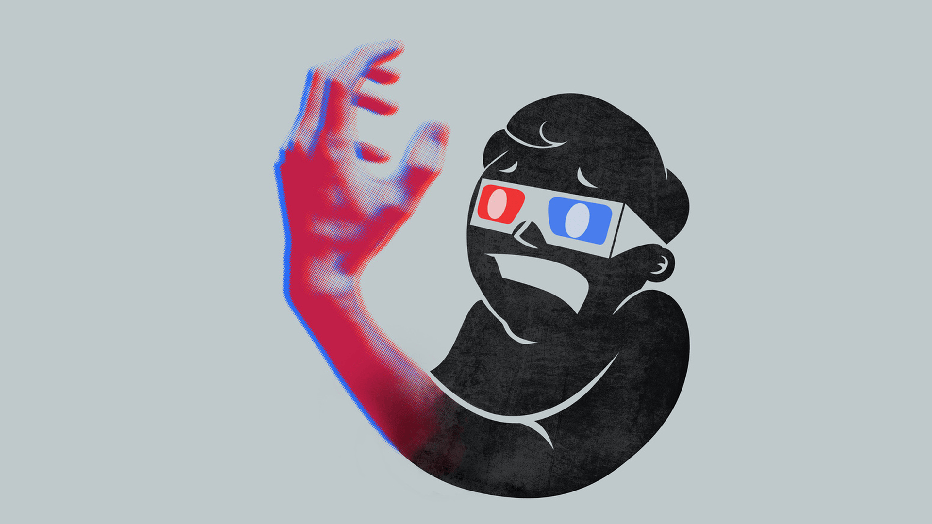 1920x1080 3D Arm Glasses wallpaperx1080