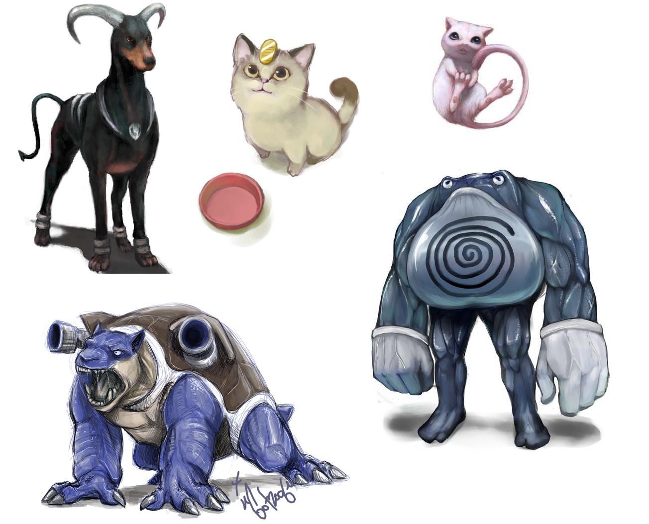 1304x1053 Poliwrath HD Wallpaper