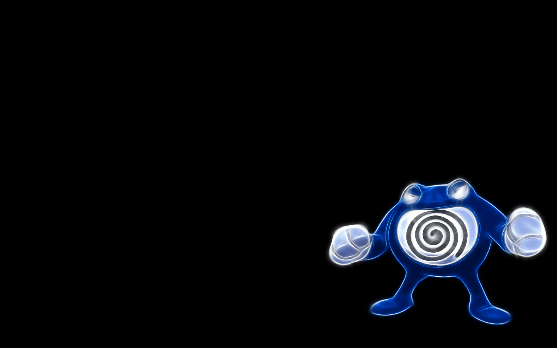 1920x1200 pokemon, simple background, Poliwrath, black background wallpaper