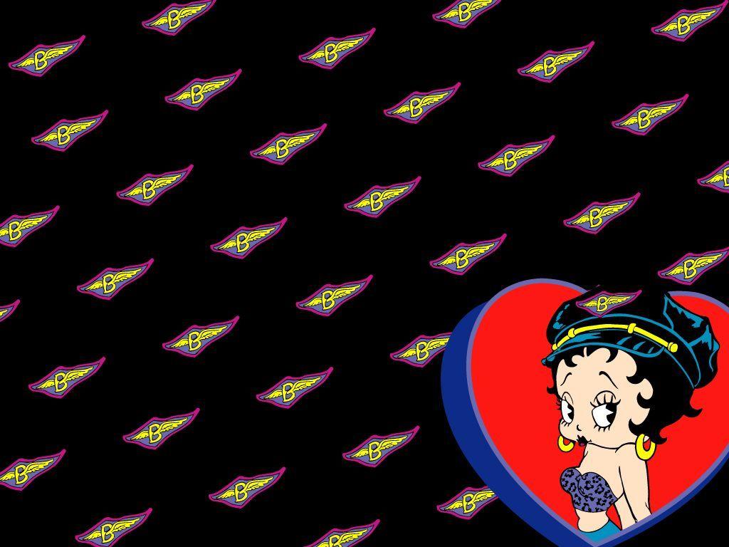 1024x768 Desktop Computer Betty Boop Wallpaper