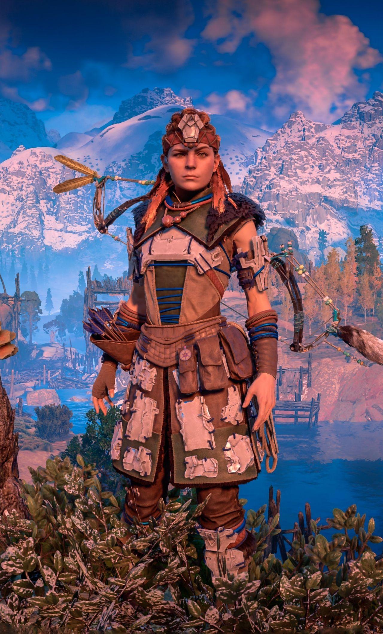 1280x2120 Aloy Horizon Zero Dawn Wallpaper 4k HD Wallpaper