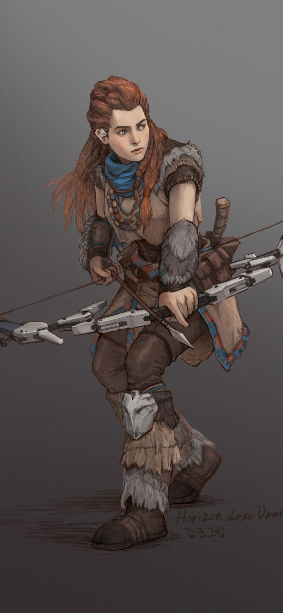 1125x2436 Aloy In Horizon Zero Dawn iPhone XS, iPhone iPhone X Wallpaper, HD Games 4K Wallpaper, Image, Photo and Background