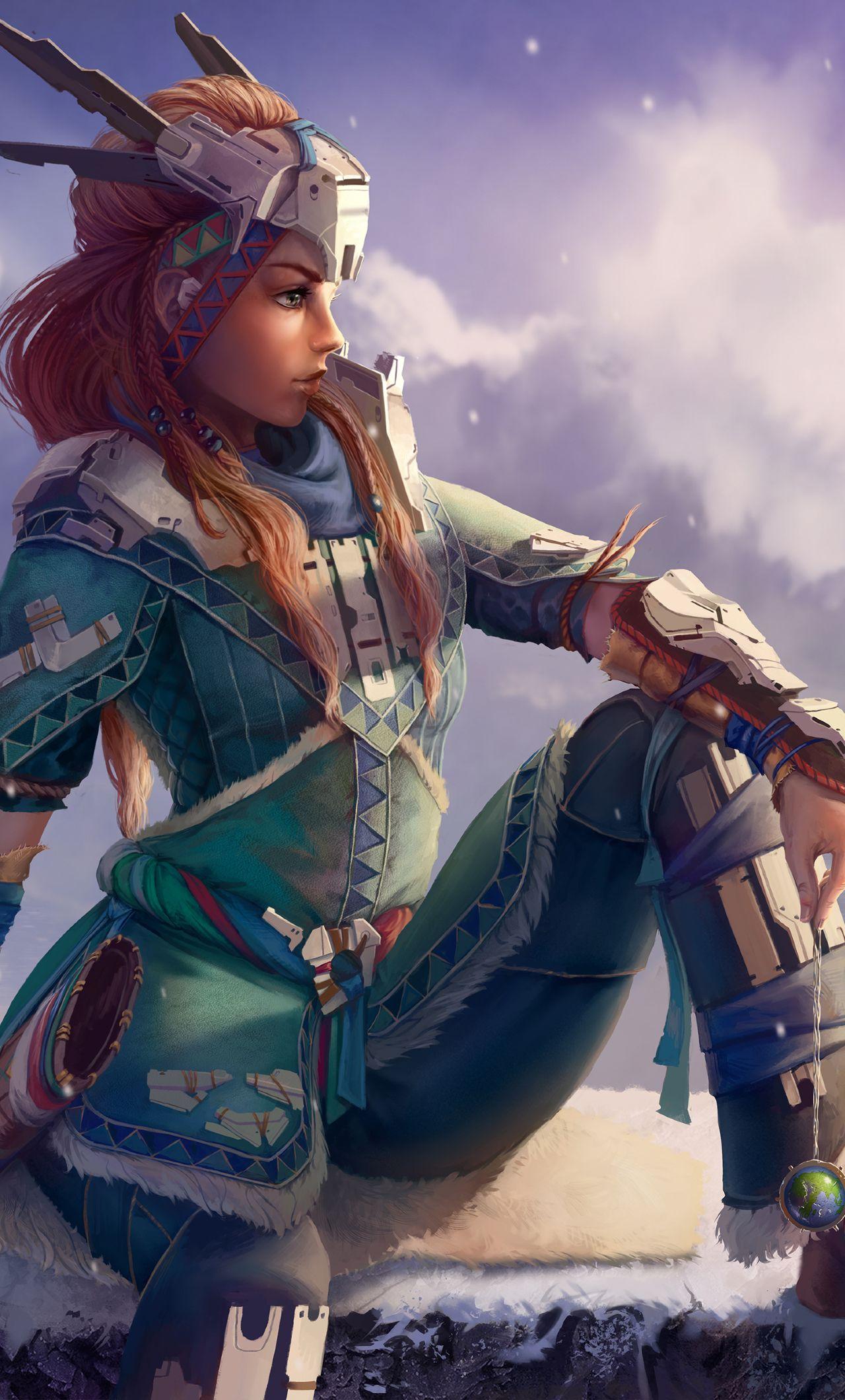 1280x2120 Horizon Zero Dawn Aloy Artwork iPhone 6 plus Wallpaper, HD Games 4K Wallpaper, Image, Photo and Background