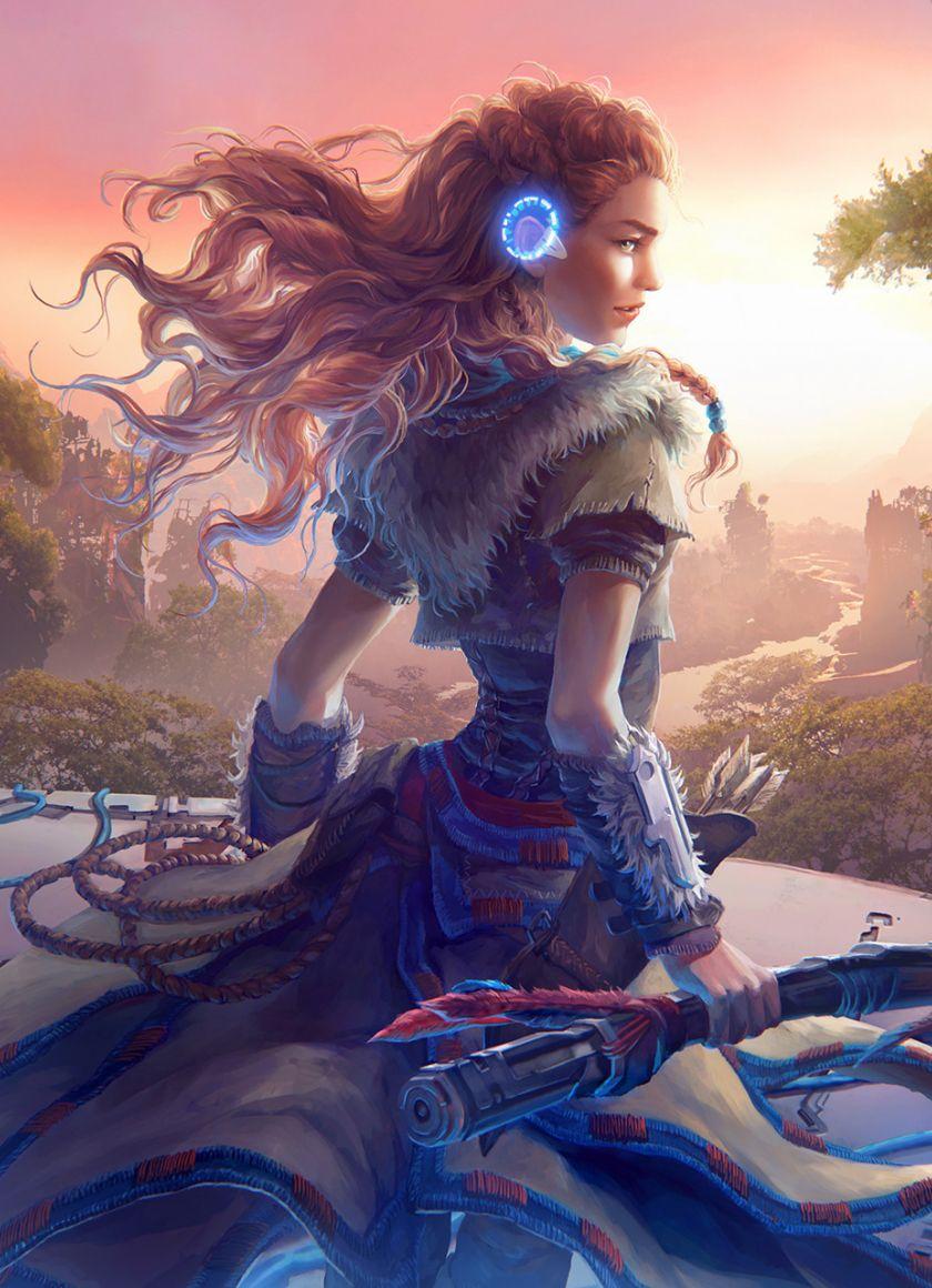 840x1160 Download 840x1160 wallpaper aloy, warrior, horizon zero dawn, game, artwork, iphone iphone 4s, ipod touch, 840x1160 HD image, background, 3458