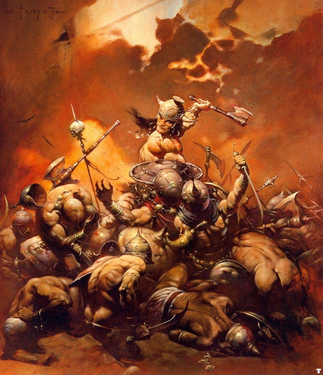 1035x1200 Conan The Barbarian Art Frazetta