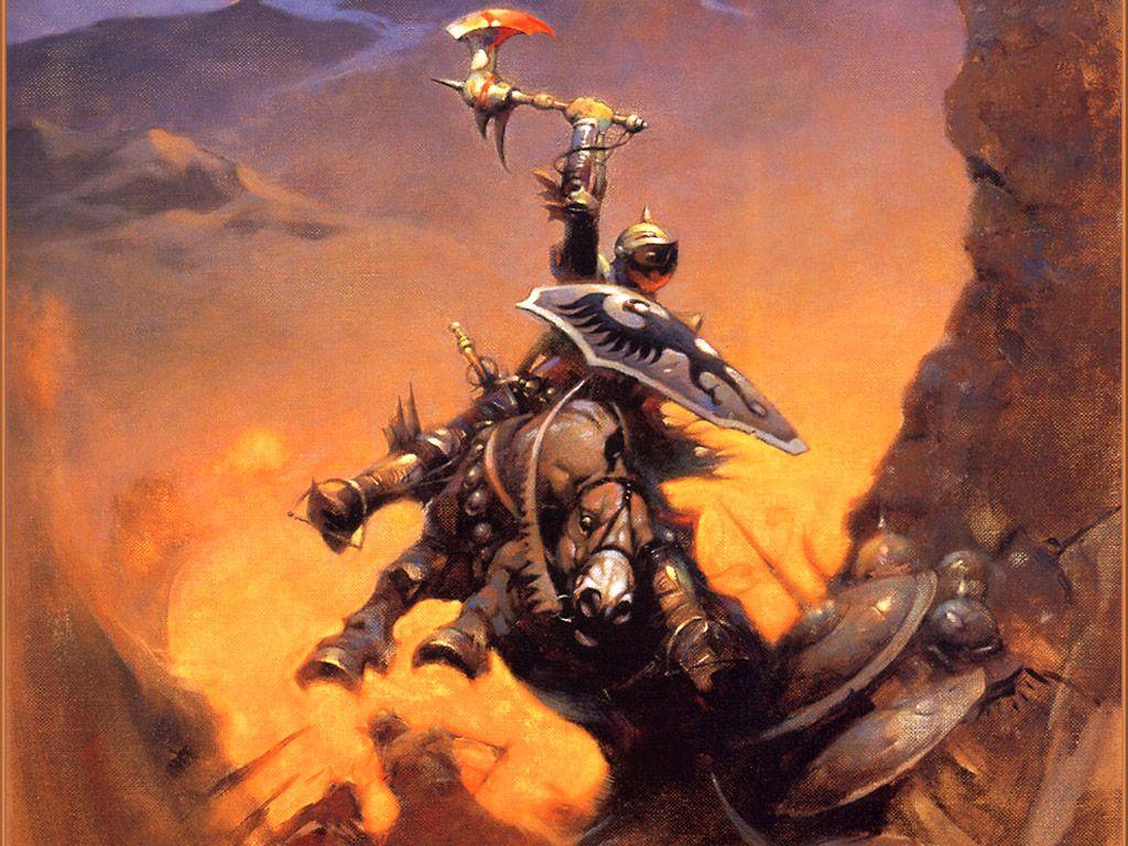 1024x768 High Definition New Wallpaper: Frank Frazetta Wallpaper