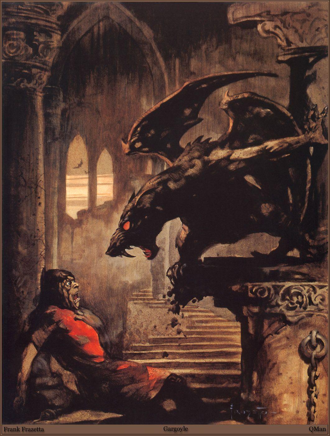 1061x1400 Image Frank Frazetta monster Fantasy