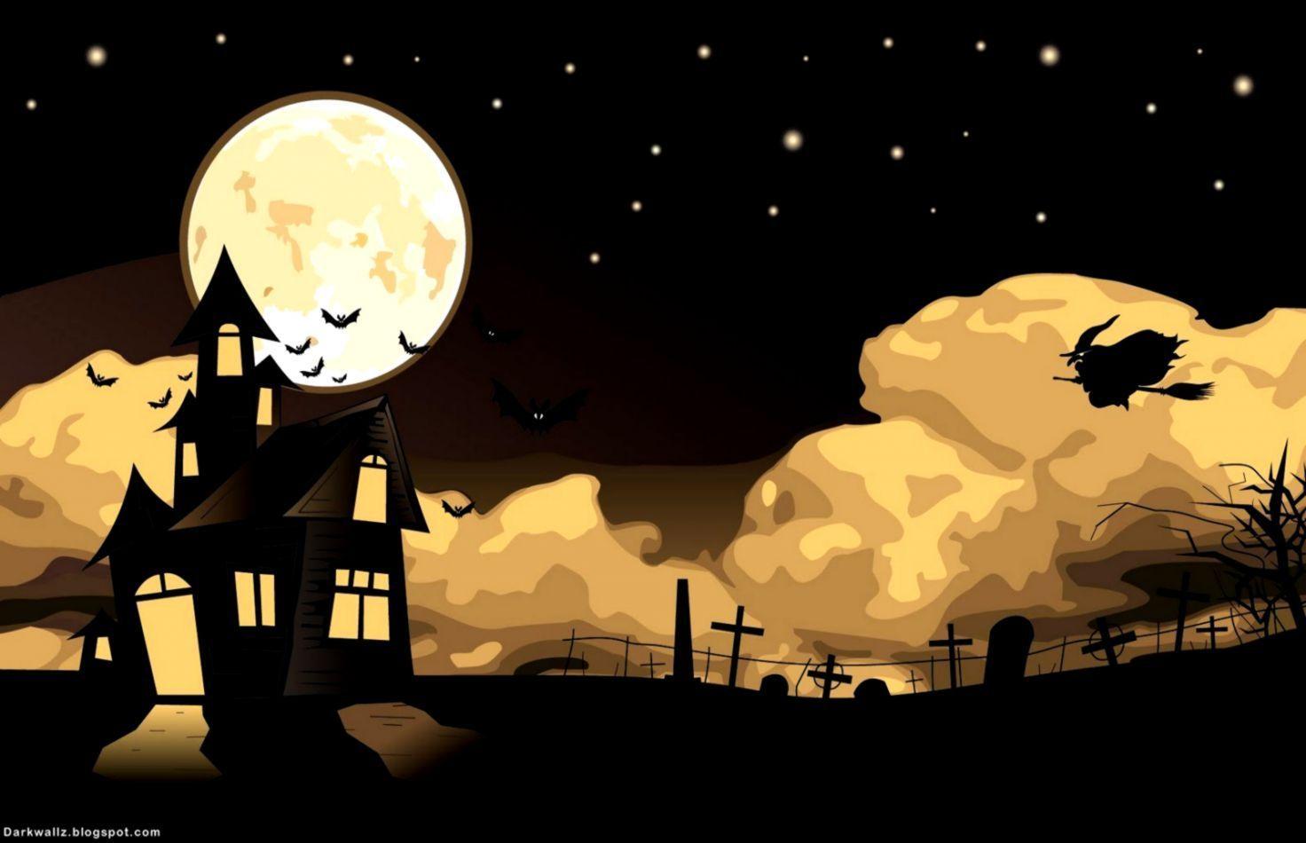1472x950 Halloween Wallpaper Computer