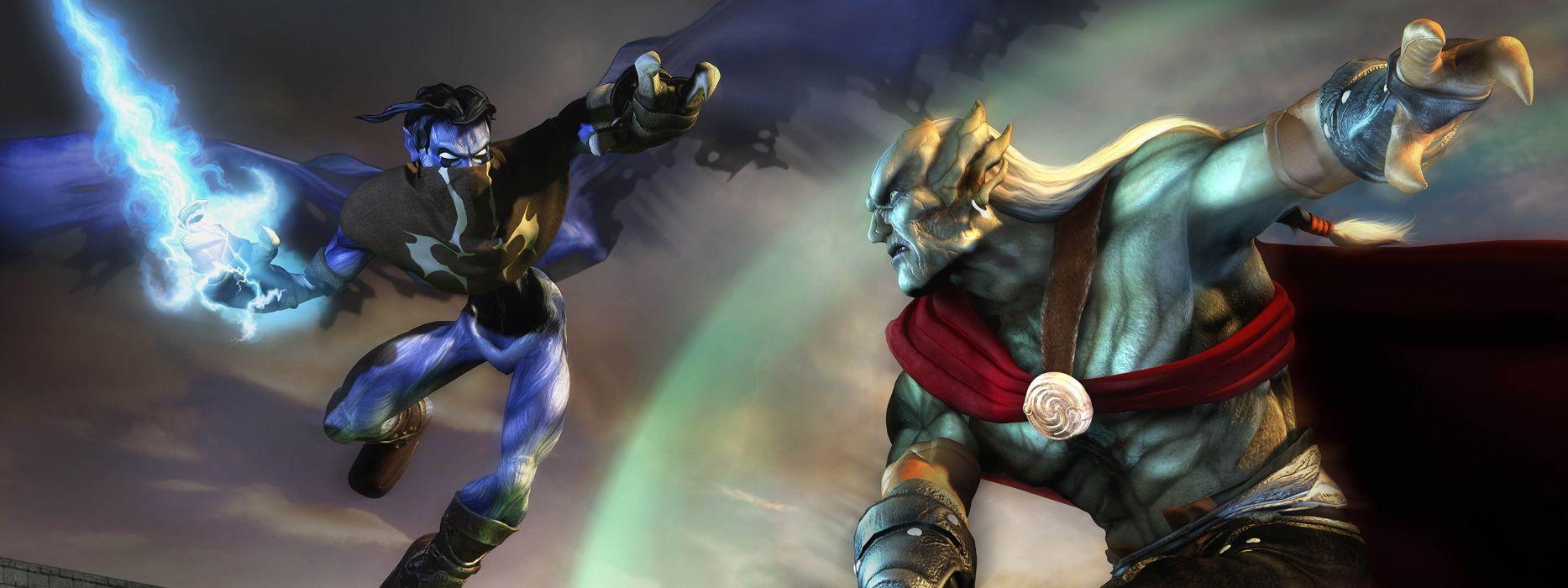 1867x700 Dual screen Legacy Of Kain Raziel anime wallpaperx1200