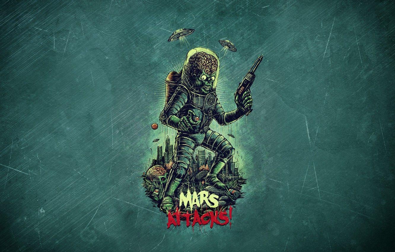 Mars Attack Wallpapers - Top Free Mars Attack Backgrounds - WallpaperAccess