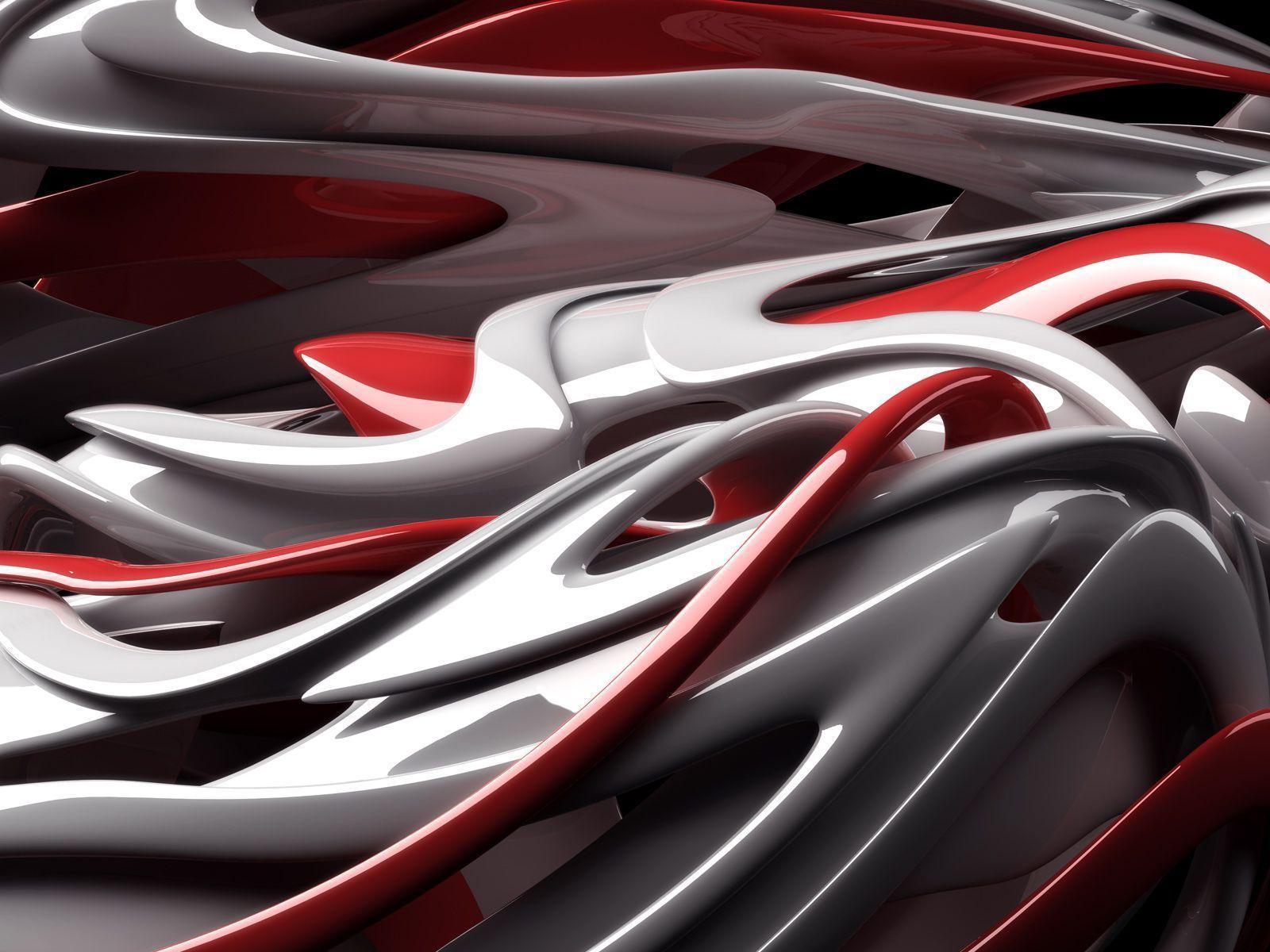 1600x1200 Black, White And Red Background