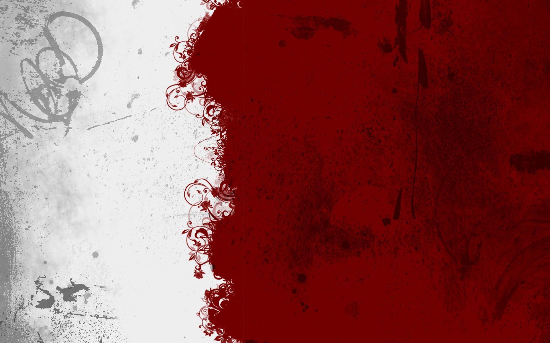 1920x1200 Red Black White Abstract Wallpaper