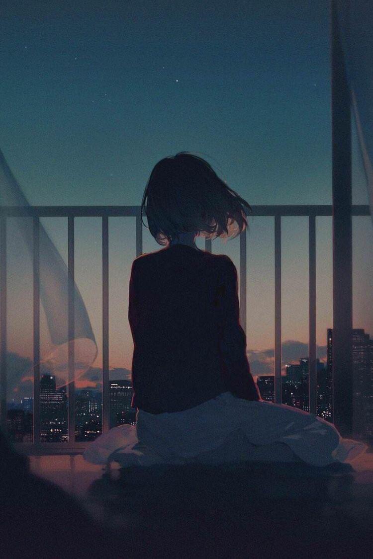 750x1125 Lofi Girl Aesthetic Wallpaper