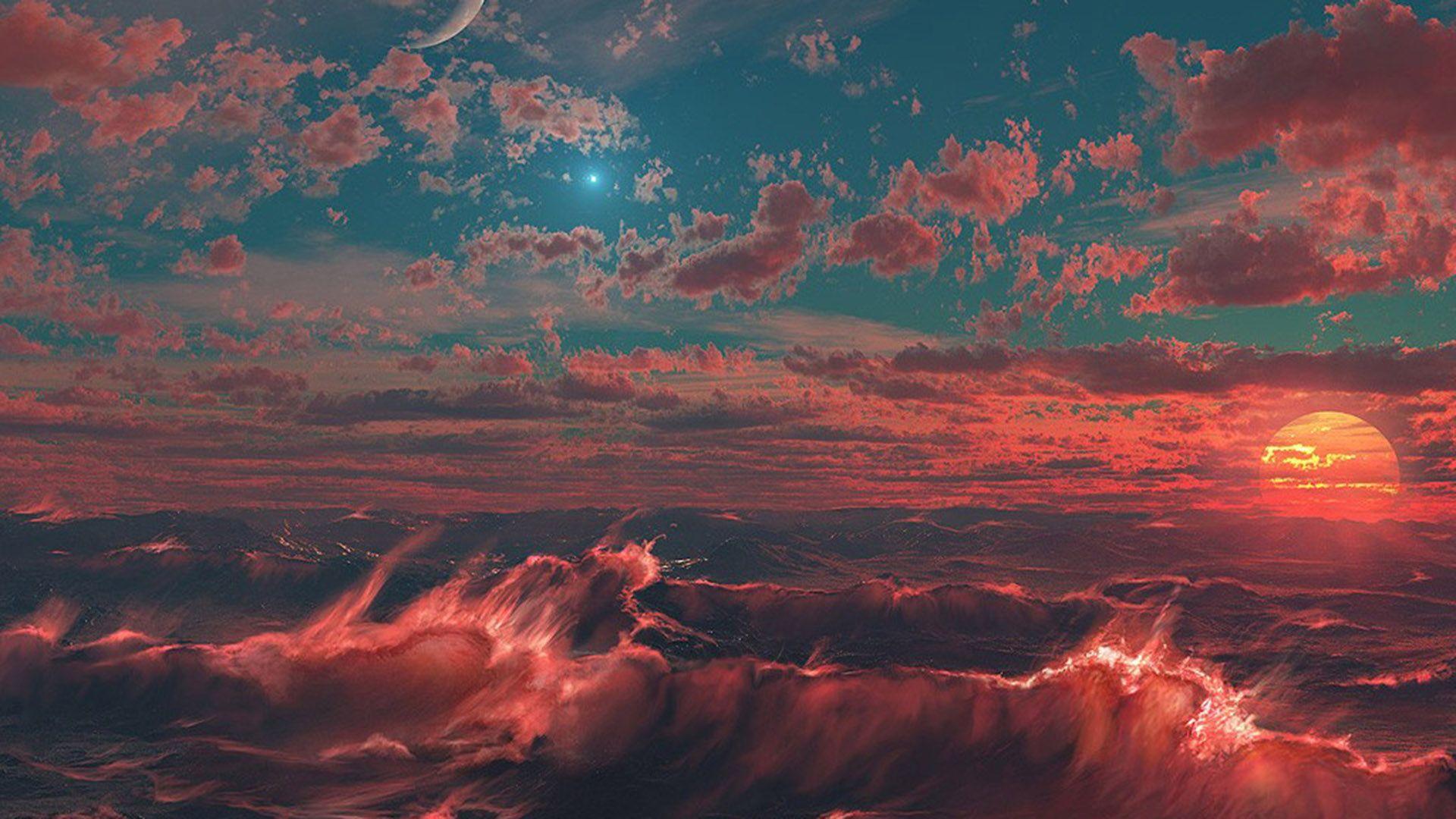 1920x1080 Aesthetic Pixel Art HD Desktop Wallpaper 49281