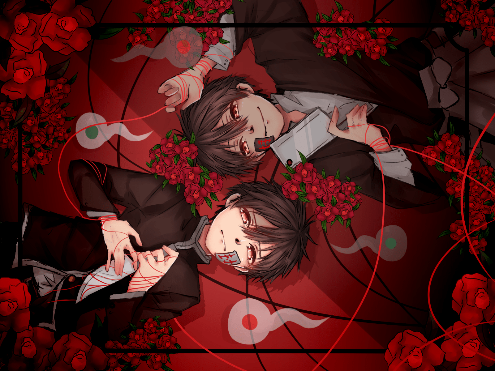 1600x1200 hanakokun yugiamane yugitsukasa Image