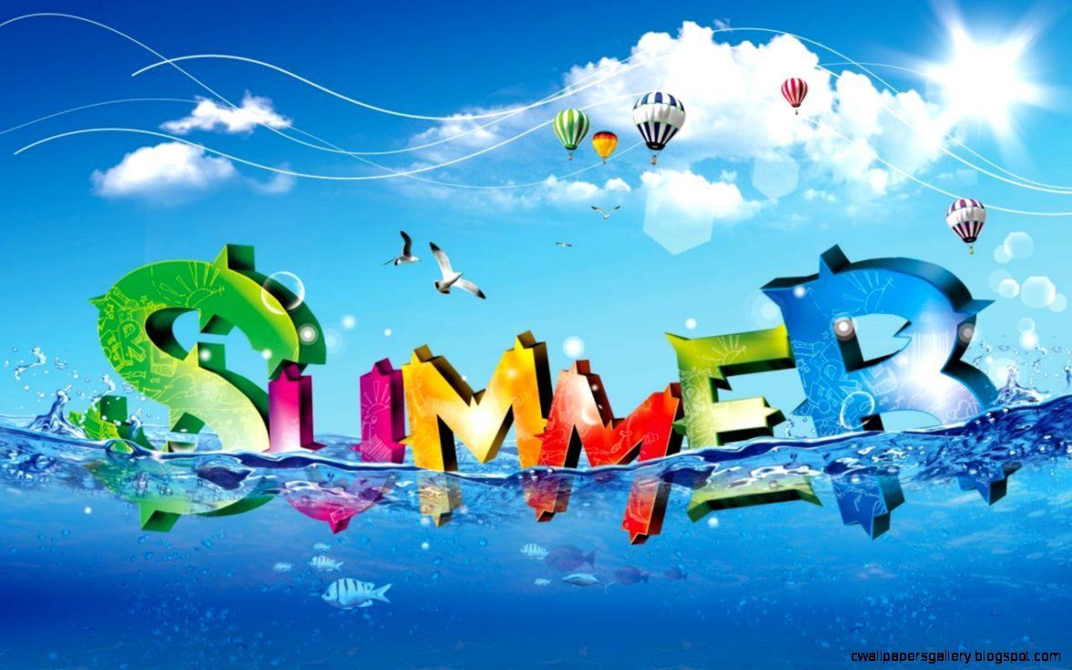 1177x736 Happy Summer Vacation Wallpaper