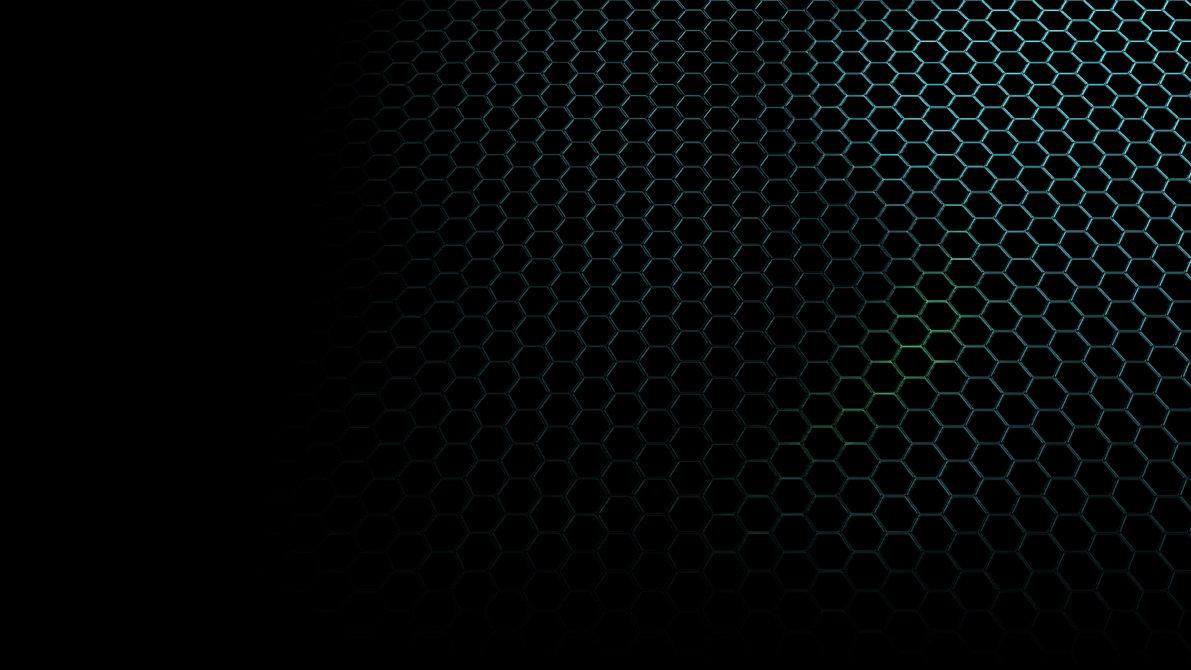 1191x670 Hexagon Art Black Background HD Wallpaper Desktop PC