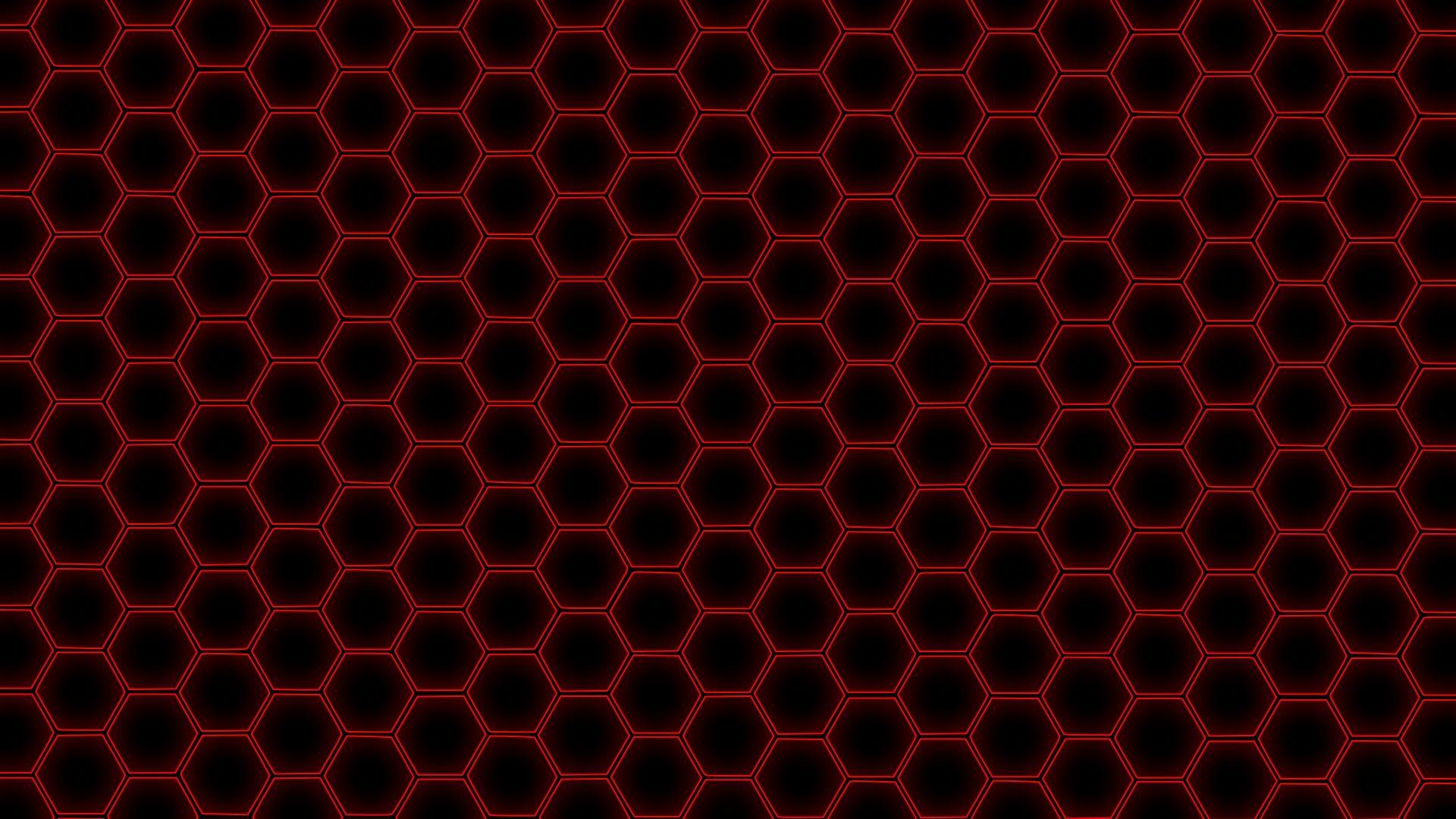 1920x1080 Inspirational Red Hexagon Background This Week
