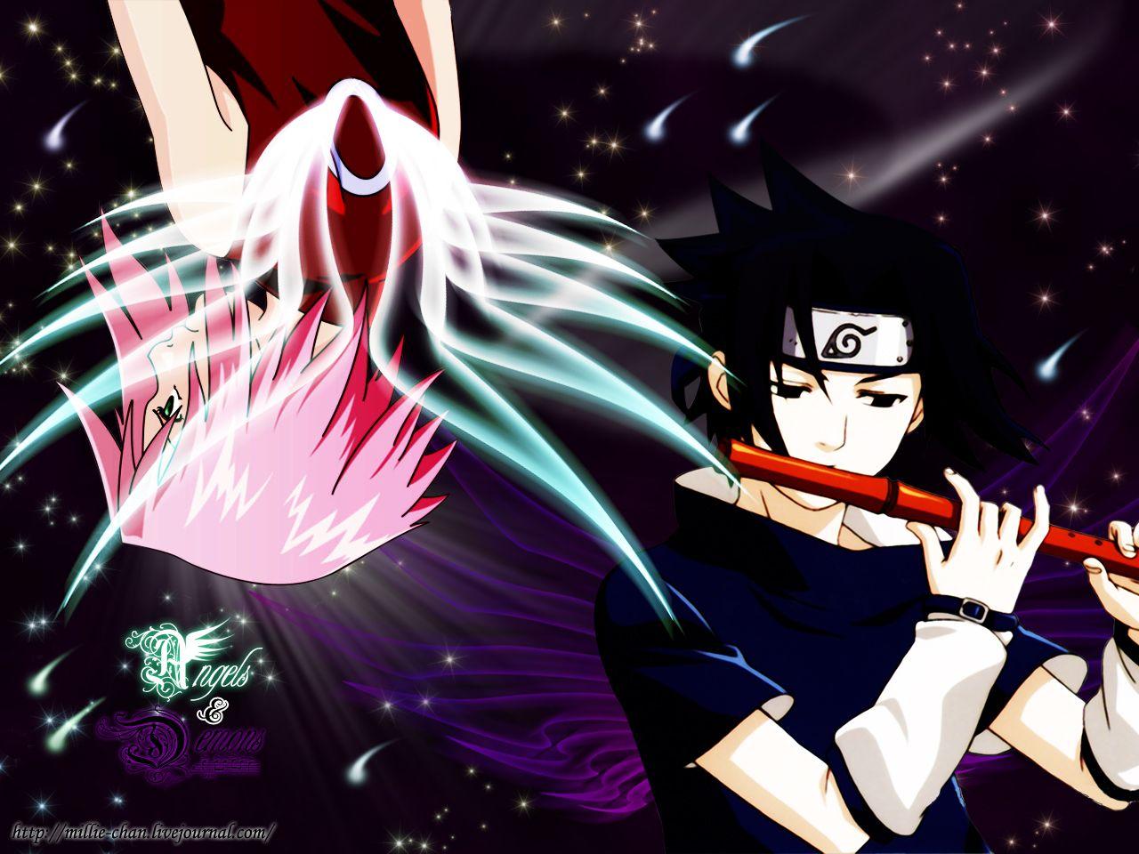 1280x960 Naruto Wallpaper: Angels and Demons