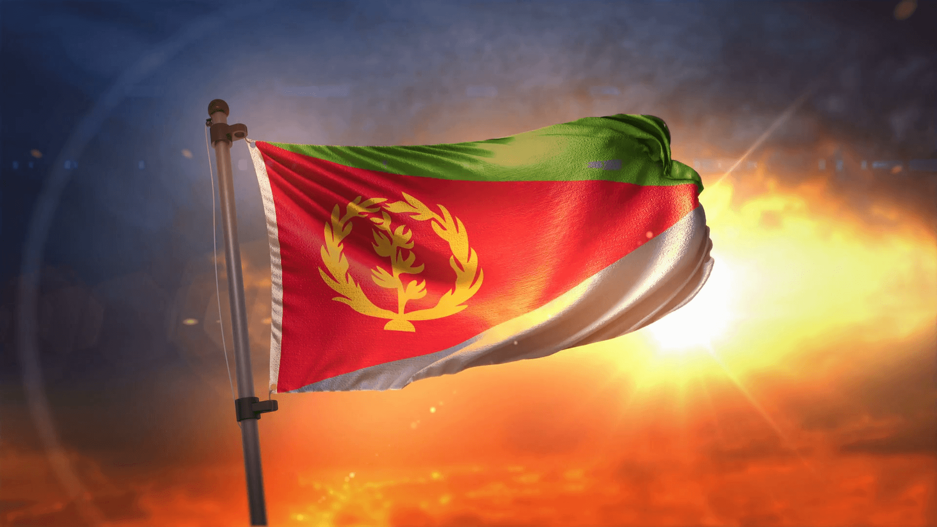 1920x1080 Eritrea Flag Wallpaper