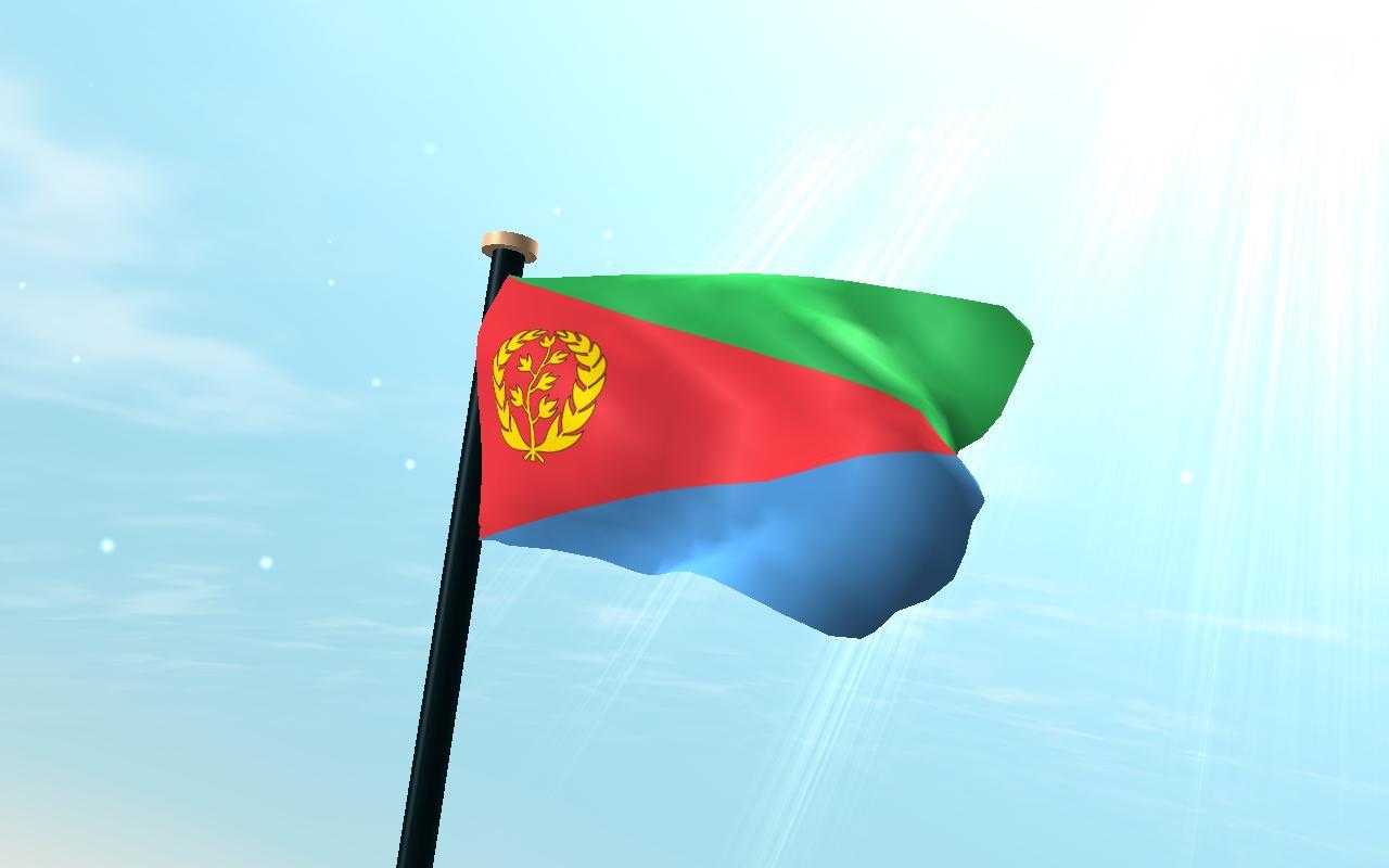 1280x800 Eritrea Flag 3D Free Wallpaper