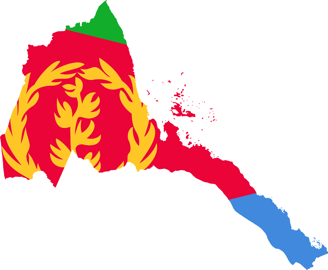 1280x1055 eritrea flag. Flag drawing, Eritrea flag, Flag