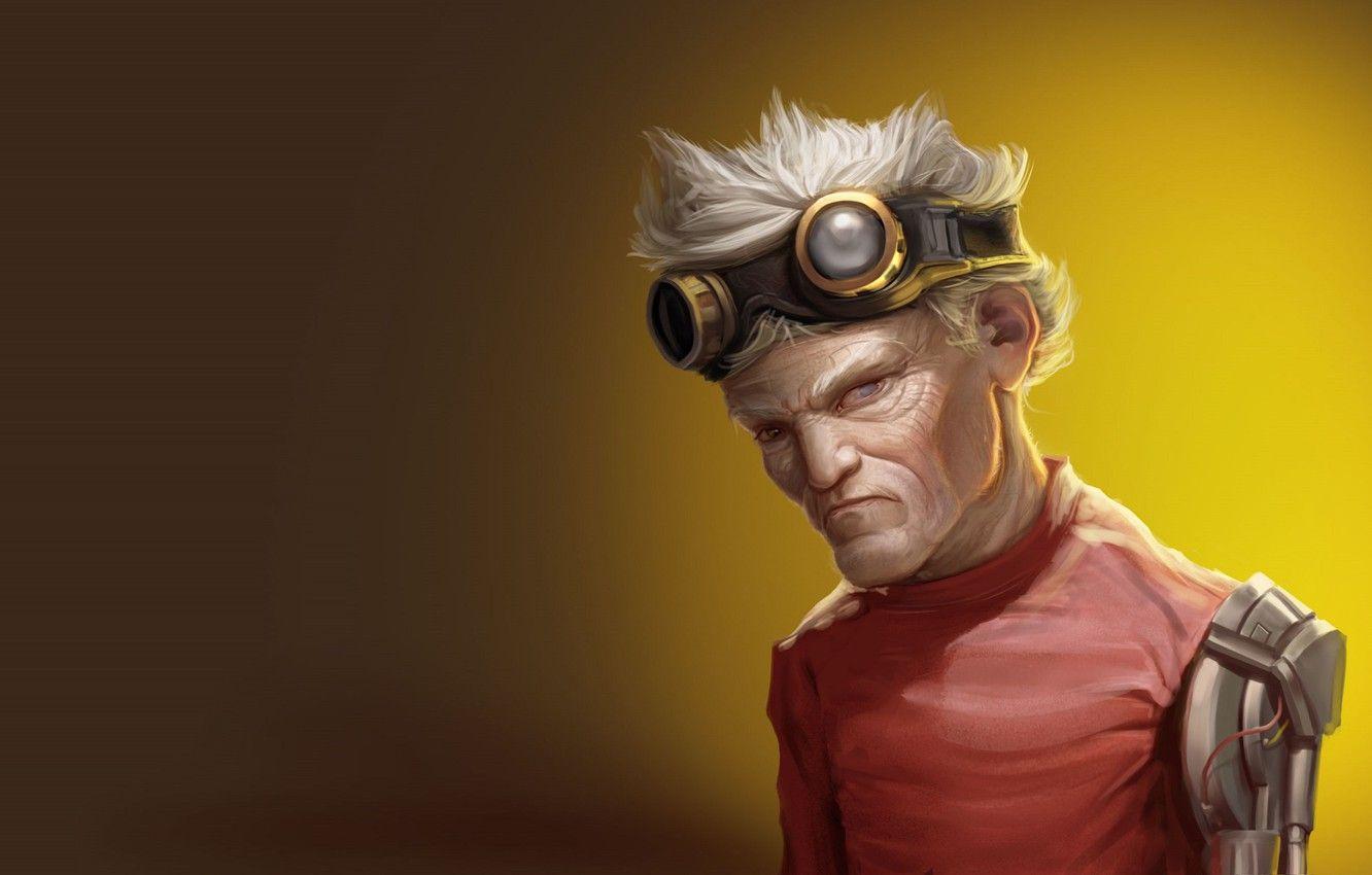 1332x850 Wallpaper look, grandfather, cyborg image for desktop, section фантастика