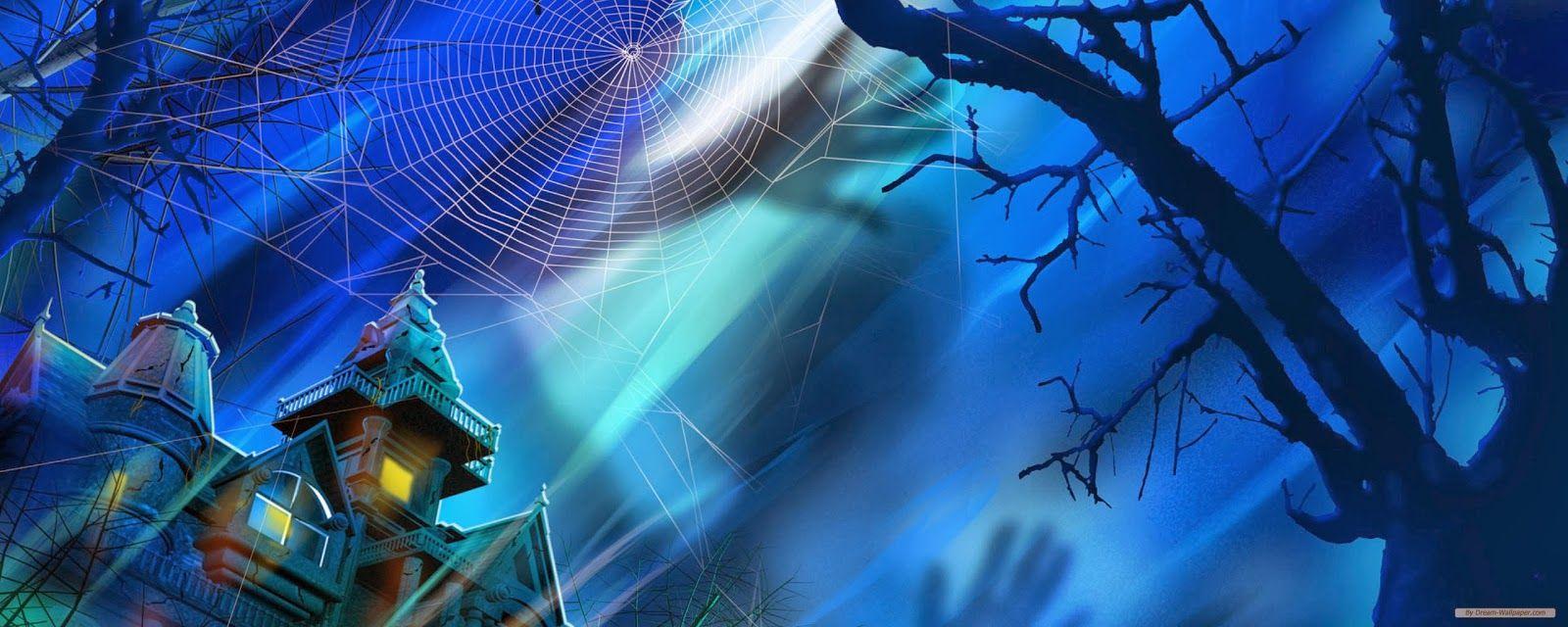 1600x640 Halloween Dual Monitor Background