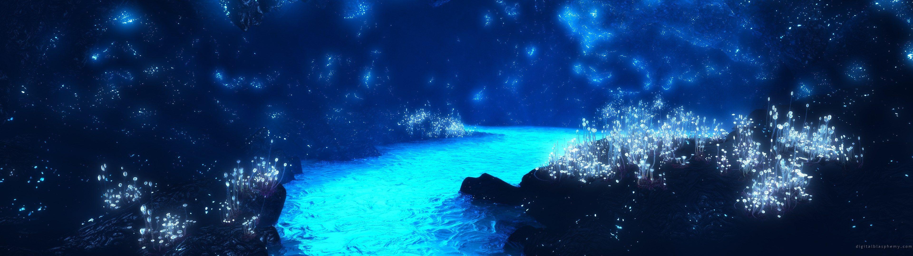 3840x1080 widescreen HD fantasy. 일러스트레이션, 일러스트레이션 및 포스터, 포스터