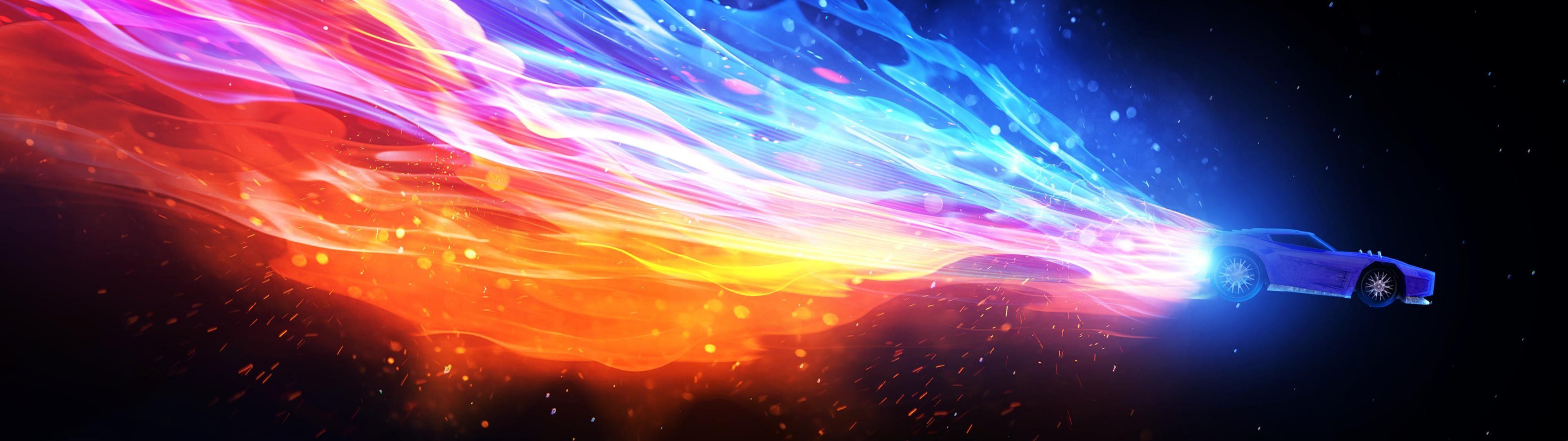 3840x1080 Rocket League Wallpaper