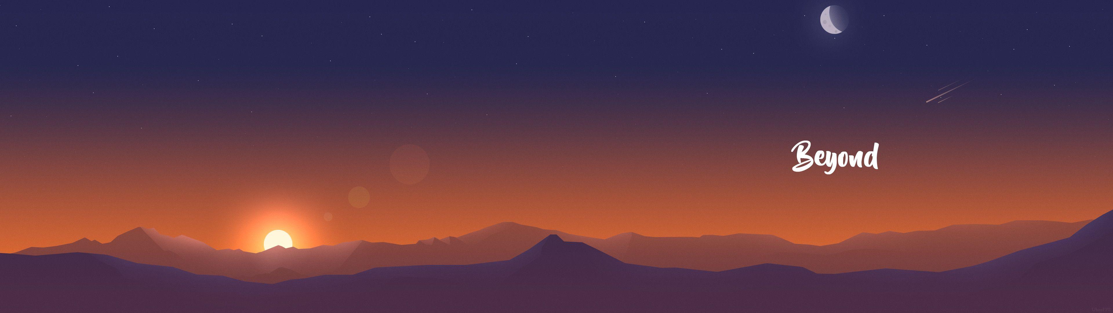 3840x1080 Flat Wallpaper HD, iPhone, Desktop HD Background / Wallpaper (1080p, 4k) (3840x1080) (2020)