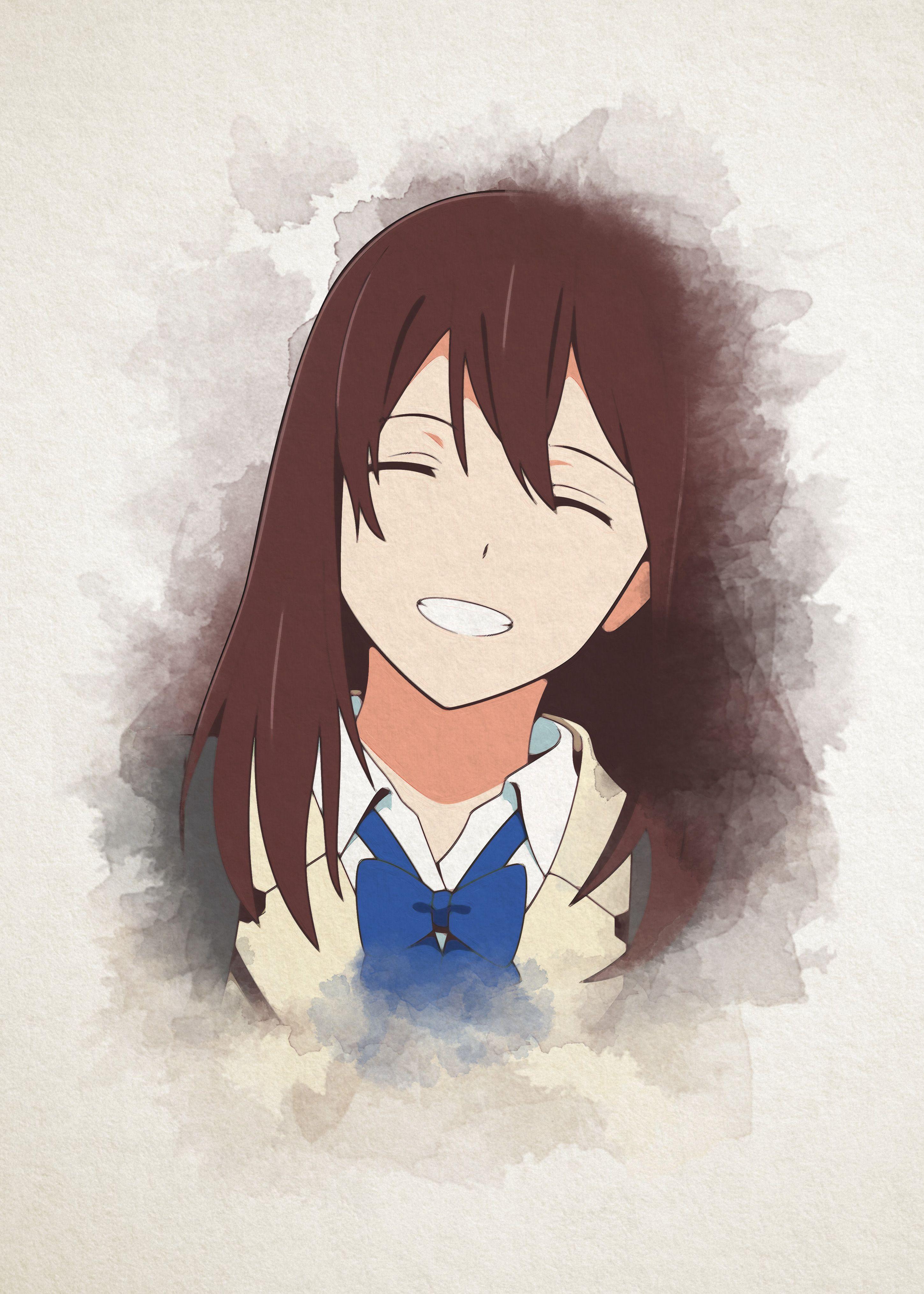 2900x4060 Sakura Yamauchi' Metal Poster Print Jayco. Displate. Anime films, Cute anime wallpaper, Anime movies