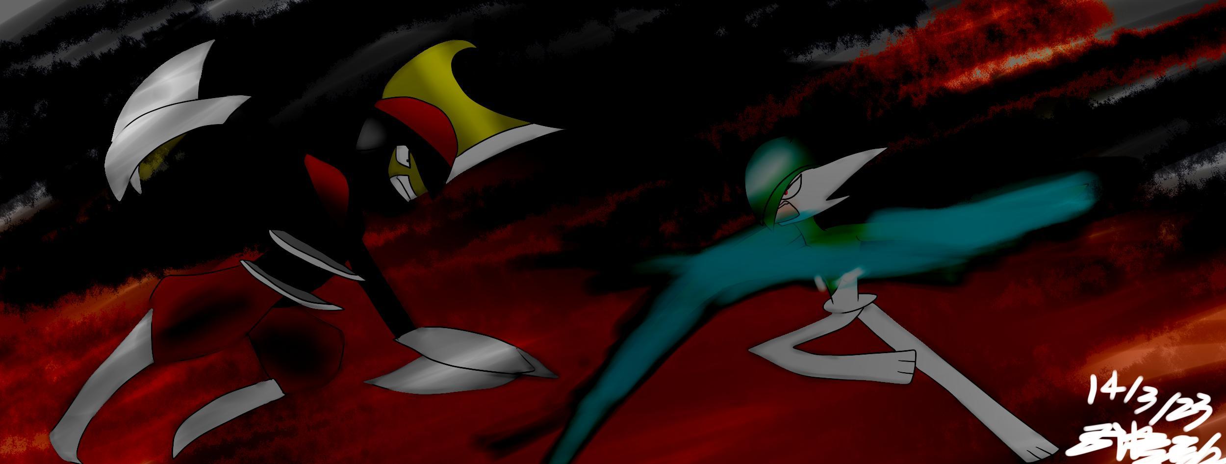2500x946 Gallade Wallpaper. Mega Gallade Wallpaper, Gallade Wallpaper and Wally Mega Gallade Wallpaper
