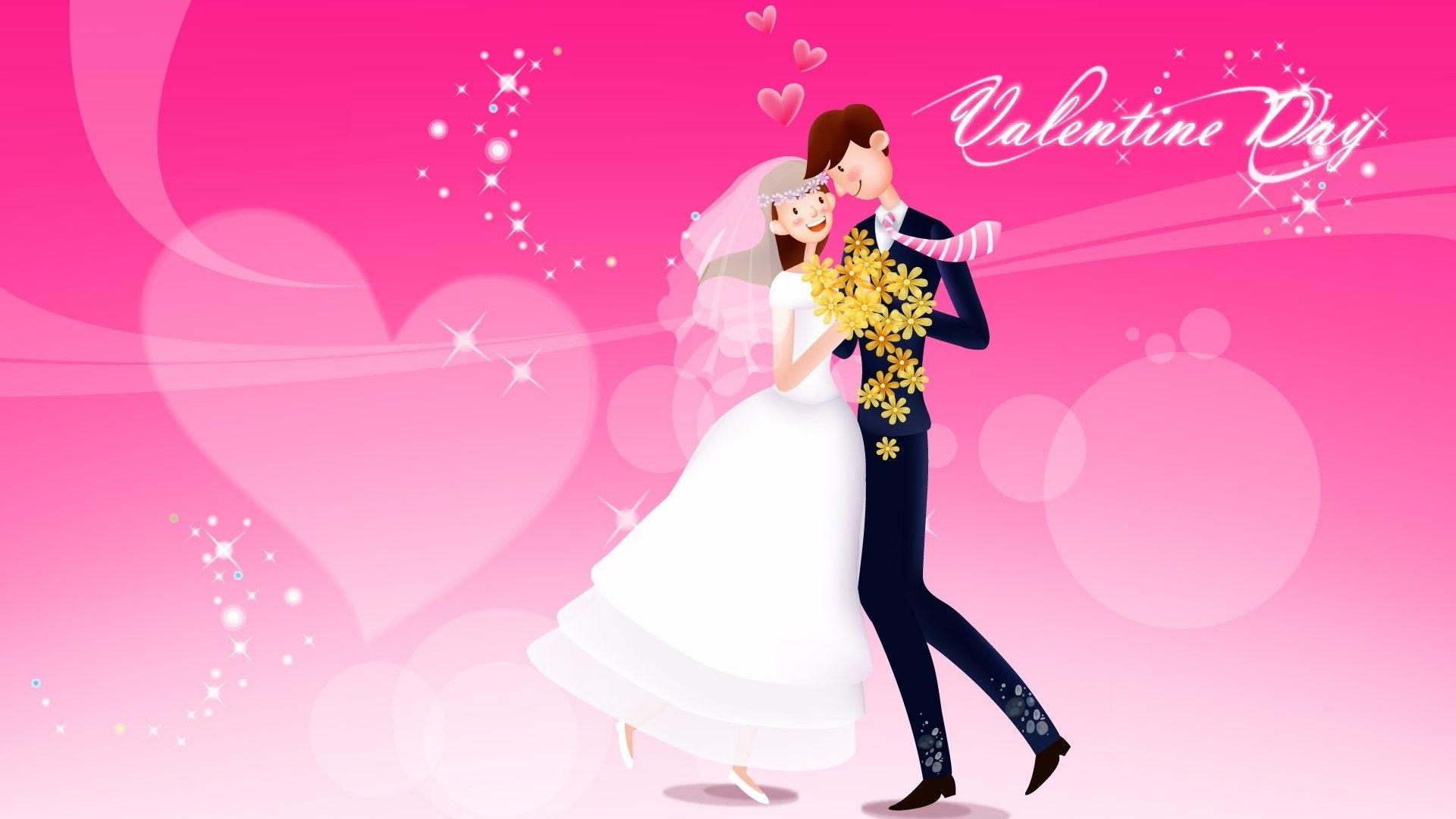 1920x1080 Cute Couple in Valentines Day Wallpaper Background. HD Famous