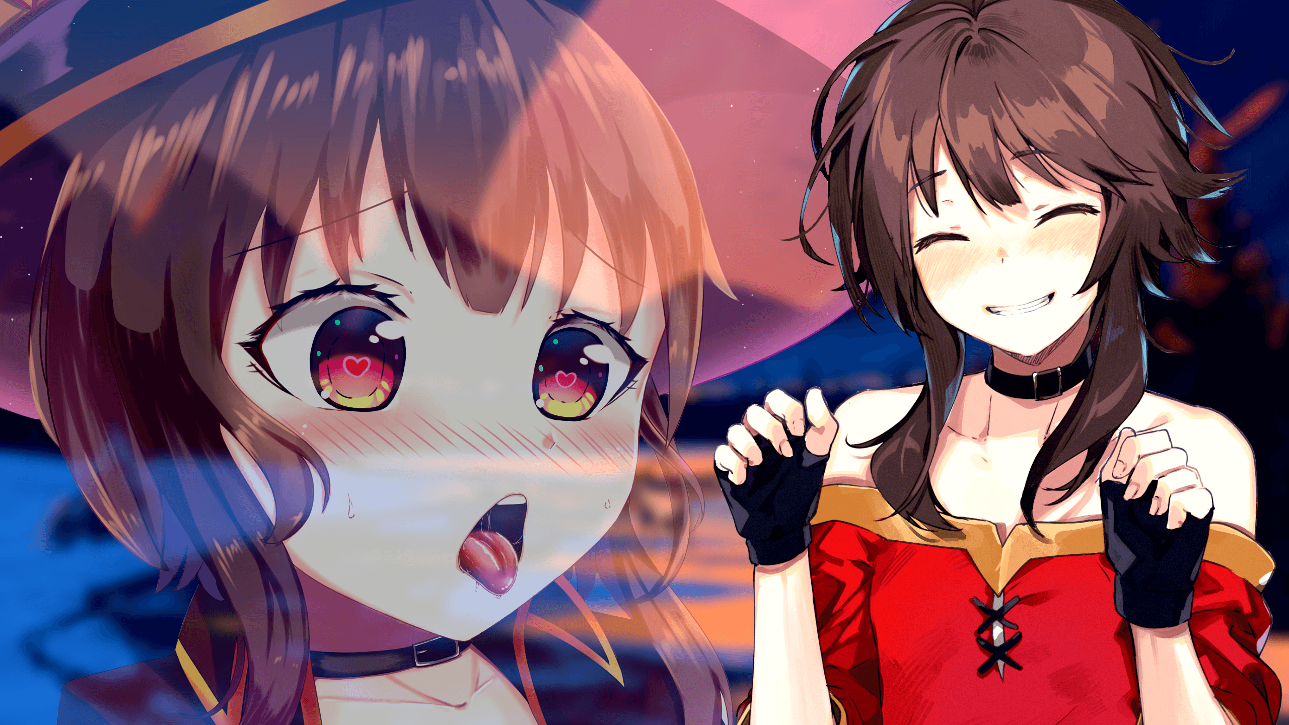 2560x1440 Anime Wallpaper for PC 2560x1440 from KonoSuba by ryjeksenpajowytm #ahegao #loli #animewallpaper #weeb