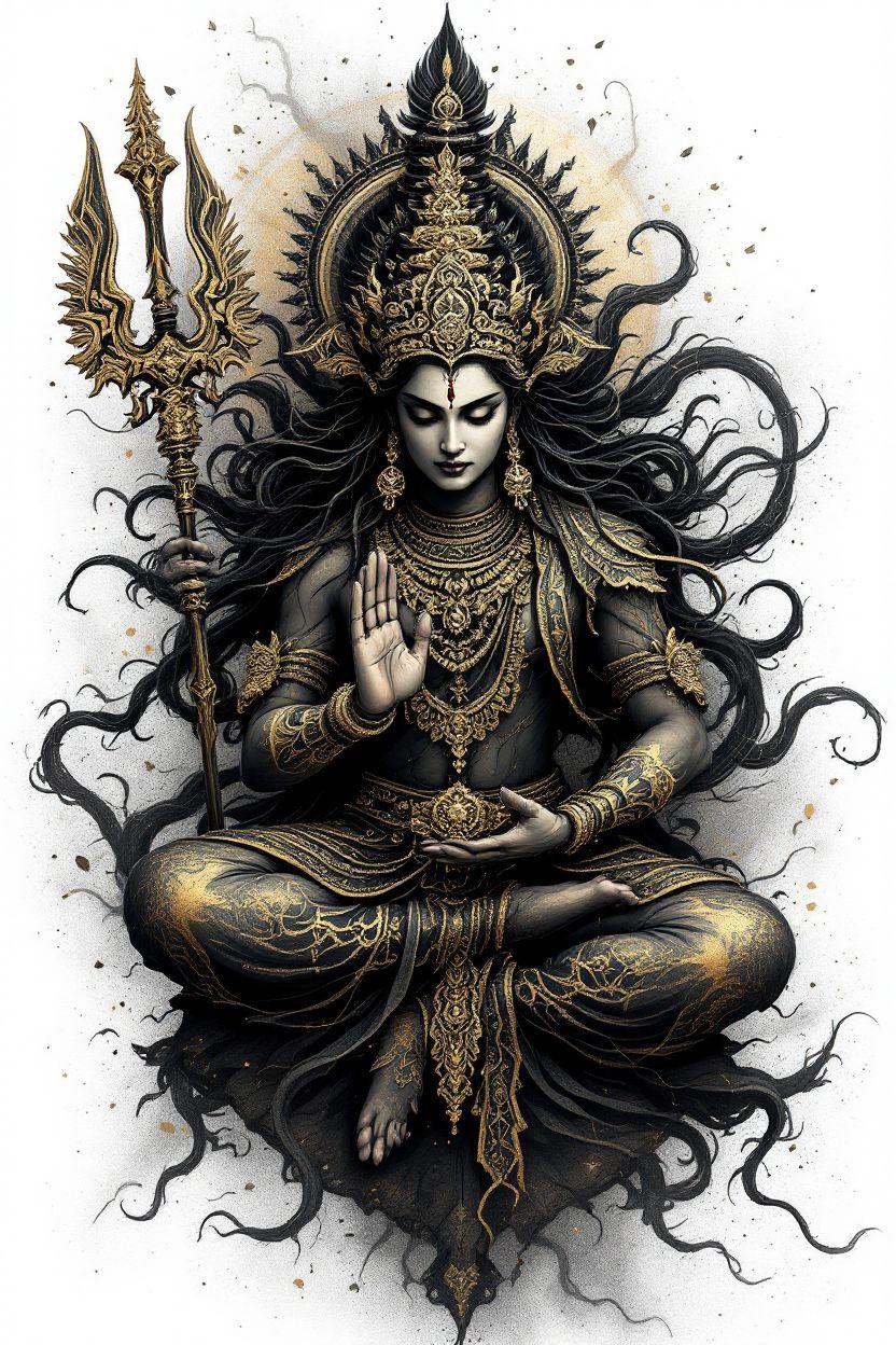 832x1248 Download Free HD Durga Maa Wallpaper (2026)