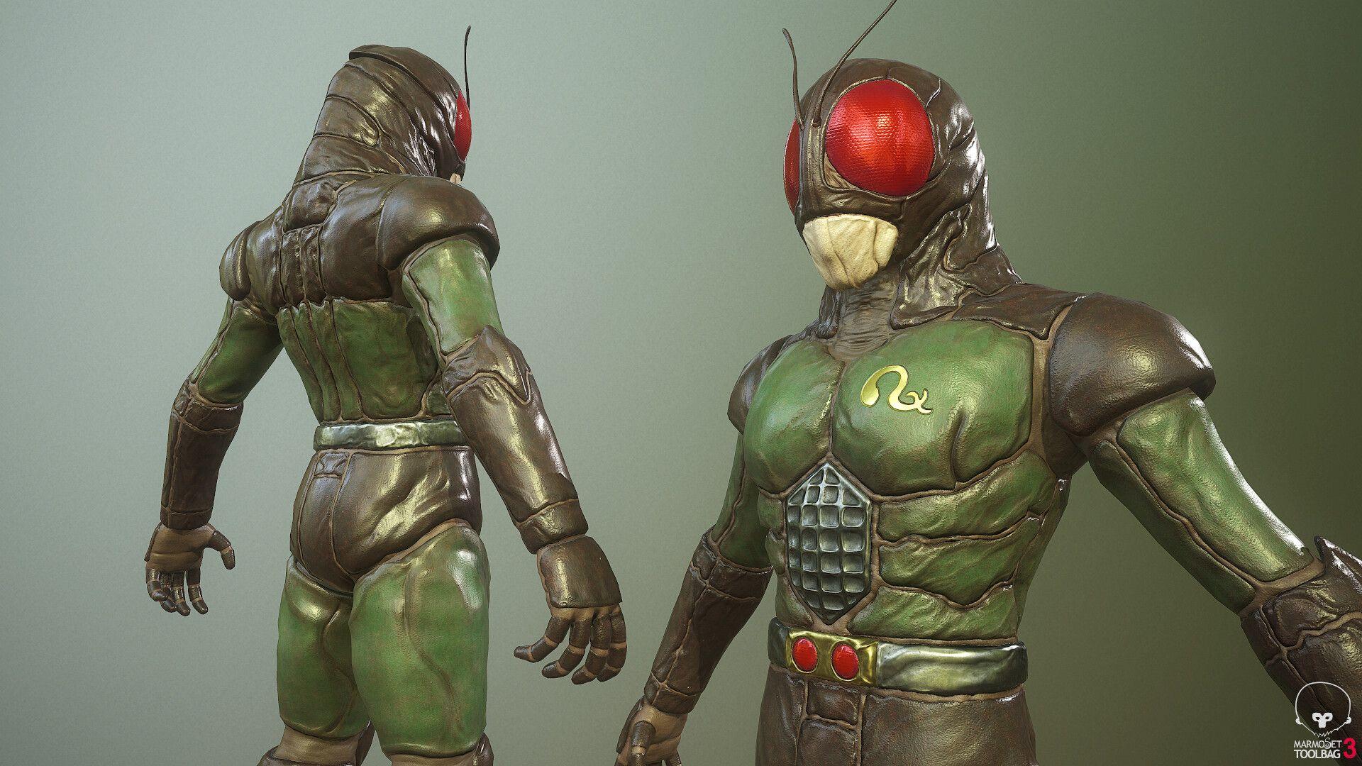 1920x1080 Motoharu Ida Rider Fan art 『Black RX』