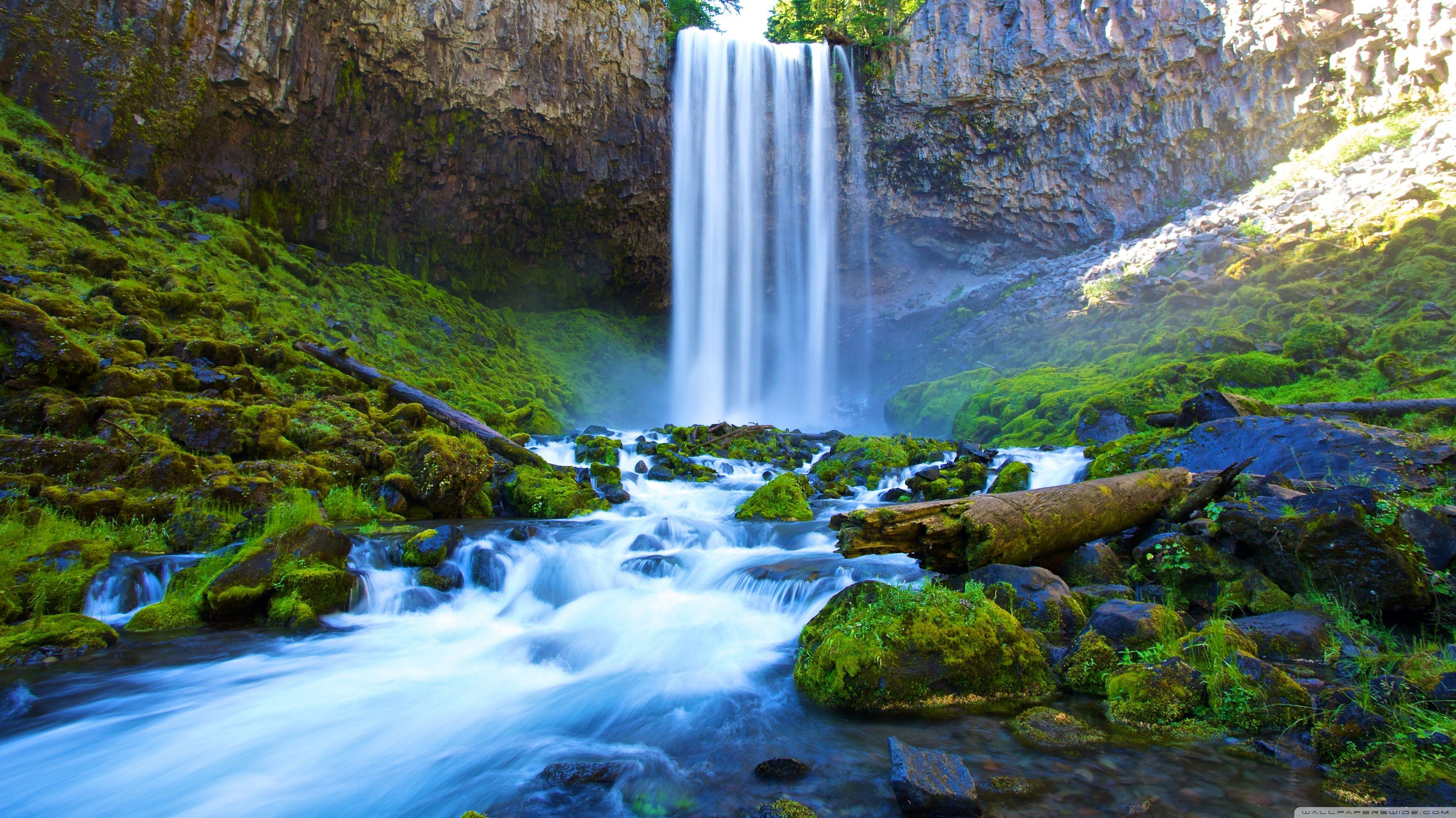 3554x1999 Falling Water ❤ 4K HD Desktop Wallpaper for 4K Ultra HD TV • Dual
